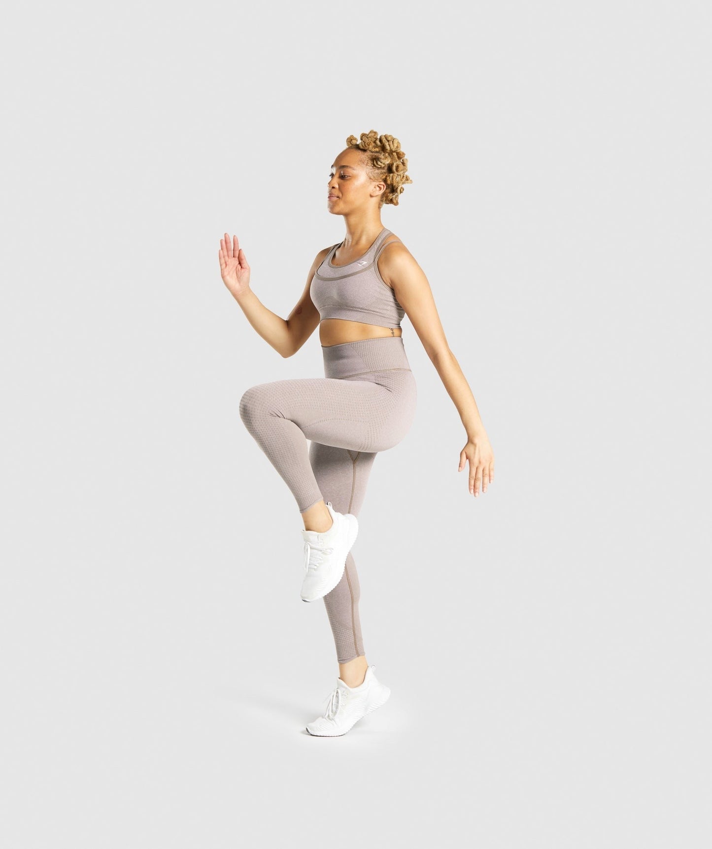 DNU - Gymshark Vital Rise Seamless Leggings - Taupe Marl