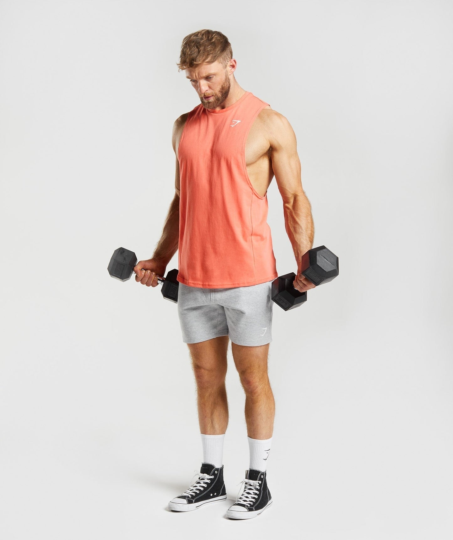 Gymshark React Drop Arm Tank - Aerospace Orange