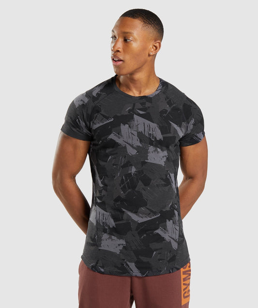 Gymshark Bold T-Shirt - Grey Print