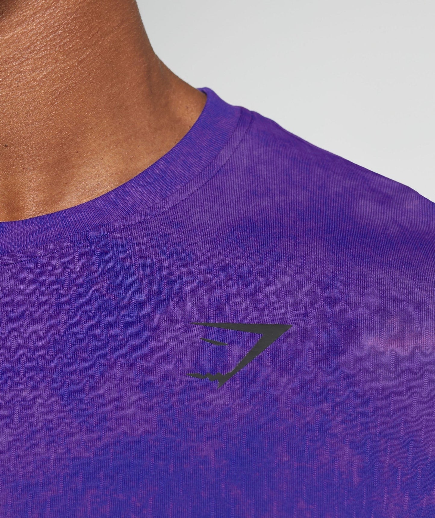 Gymshark Washed Seamless T-Shirt - Purple