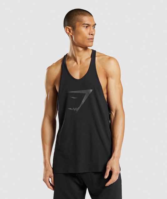 Gymshark Sharkhead Infill Stringer - Black