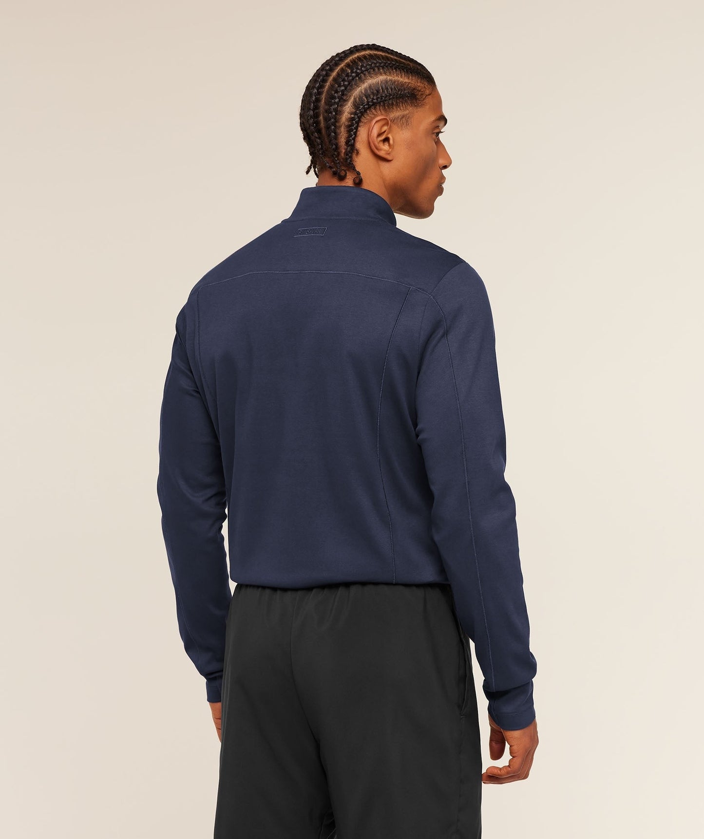 Gymshark Off Duty 1/4 Zip - Heavy Blue