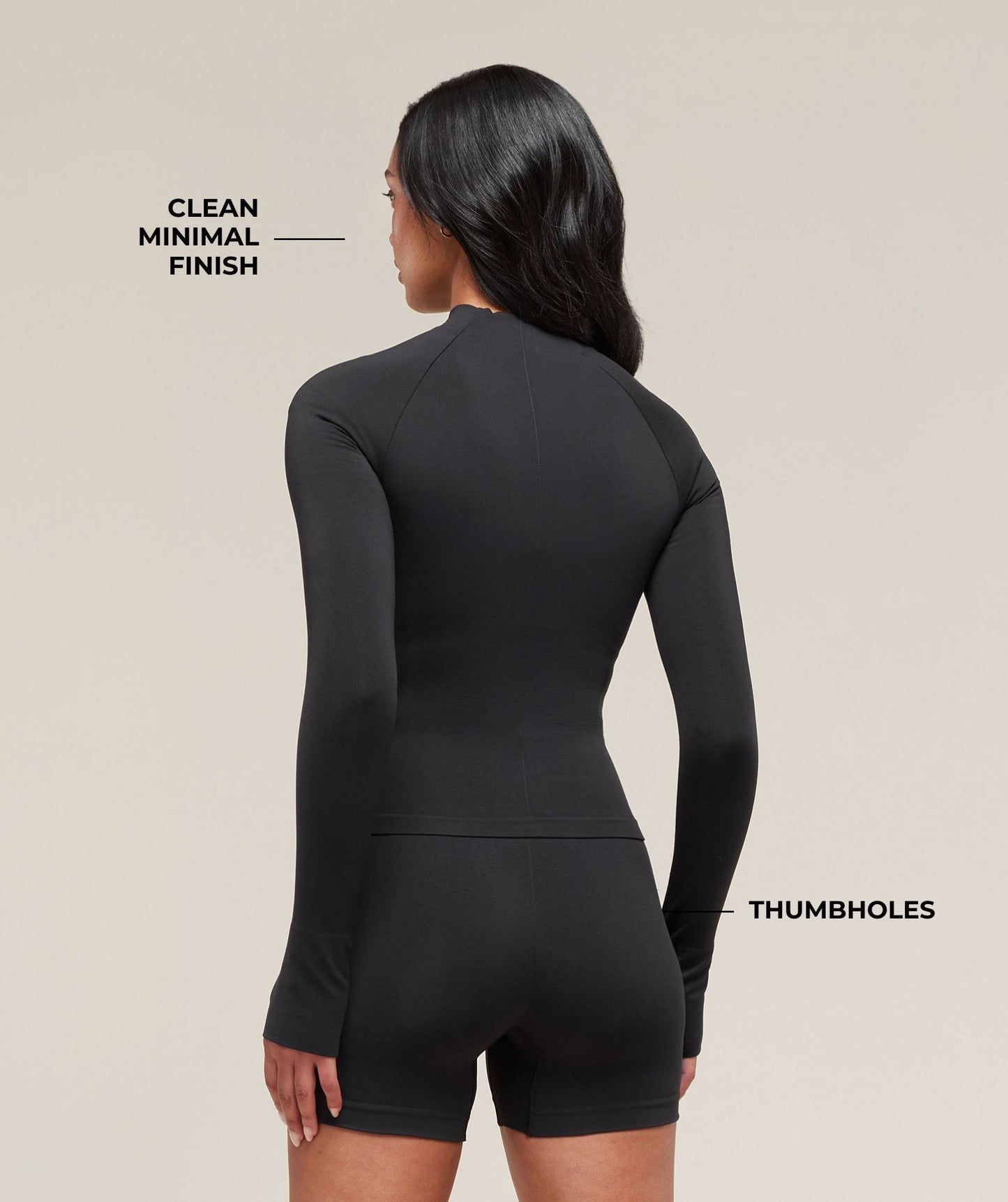 Gymshark Soft Sculpt Zip Up Jacket - Black