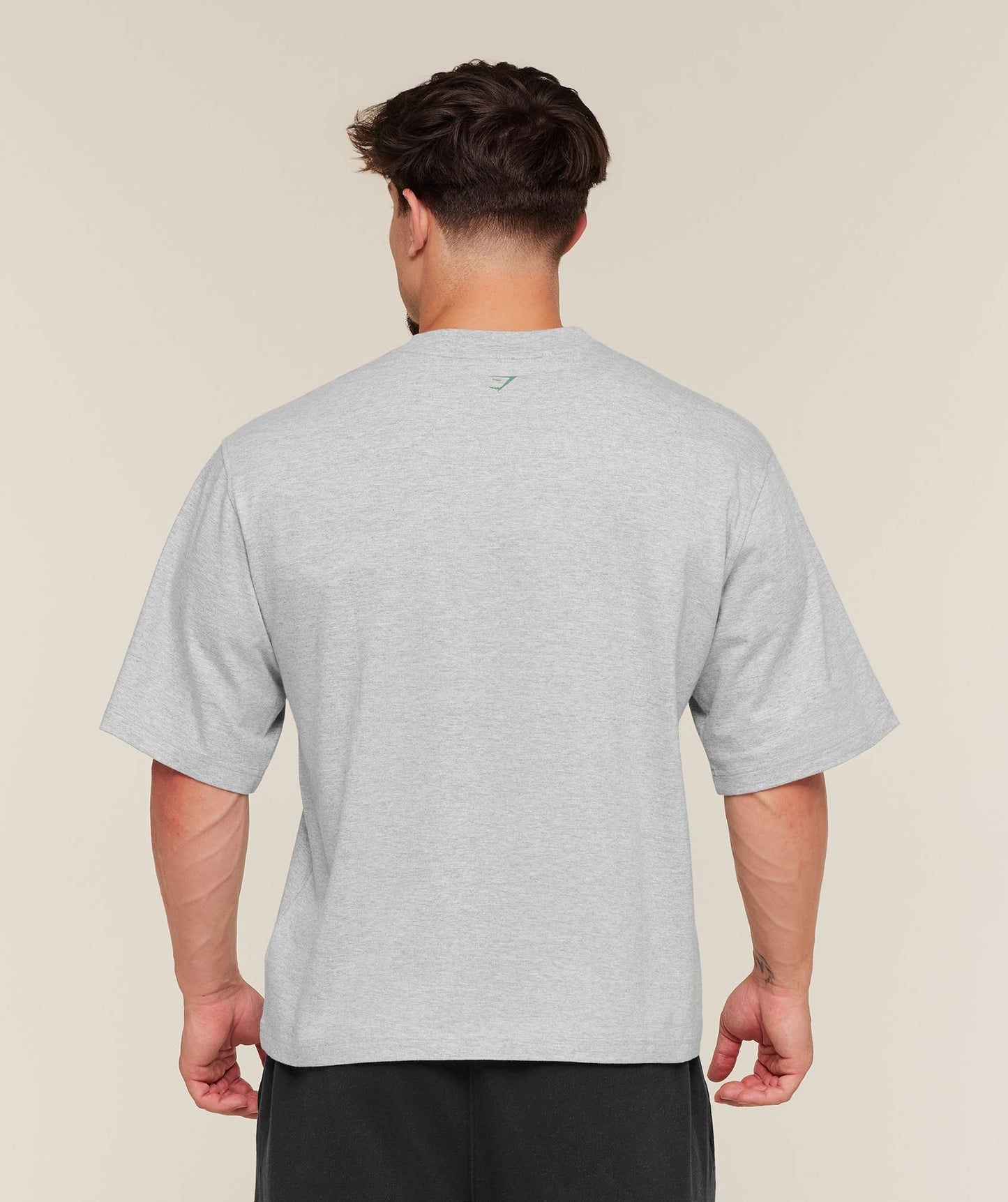 Gymshark Training Graphic T-Shirt - Light Grey Core Marl