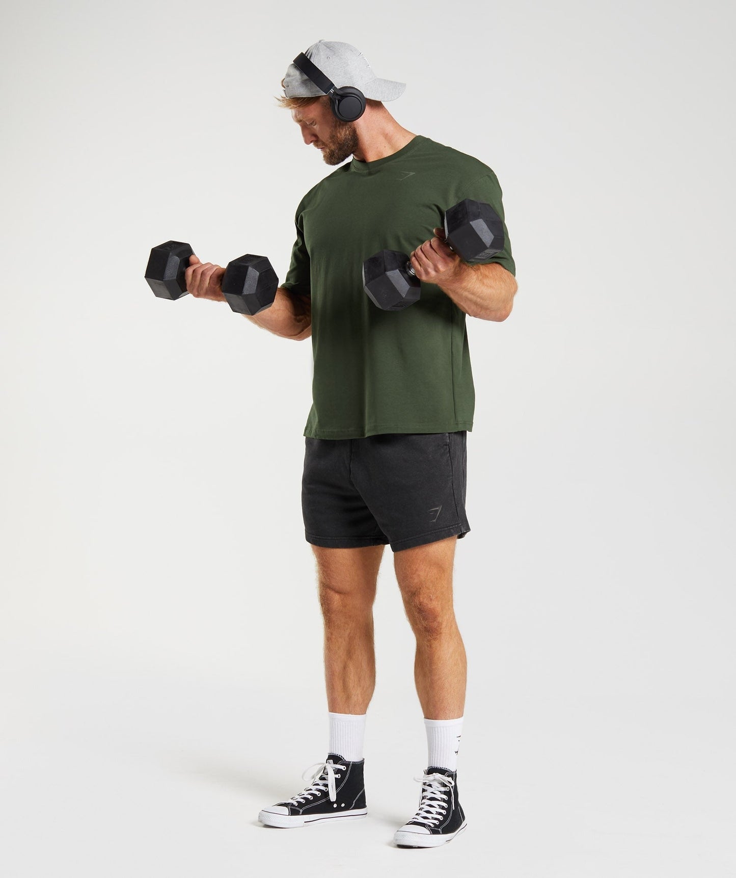 Gymshark Power T-Shirt - Moss Olive