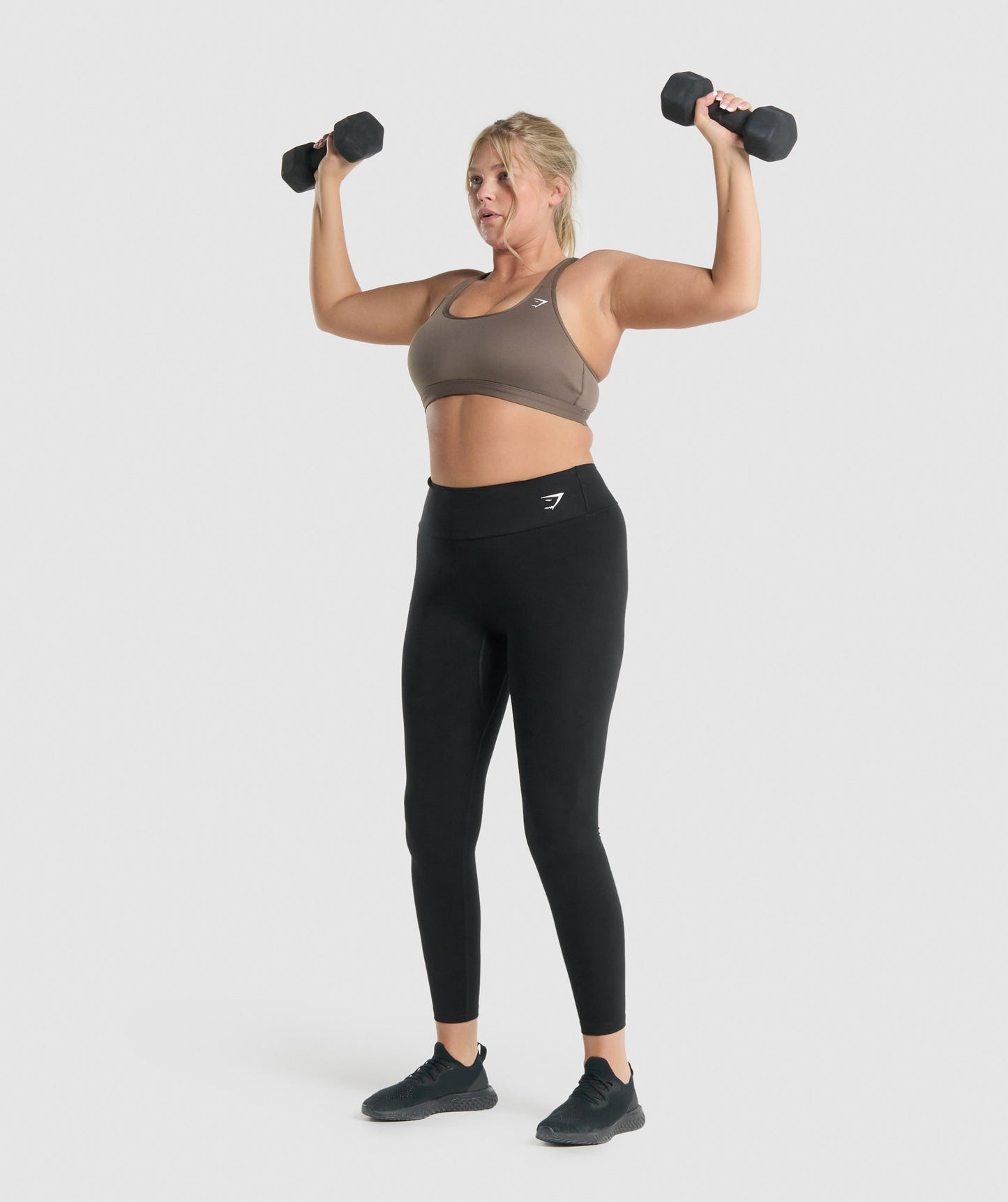 Gymshark Scoop Neck Sports Bra - Brown