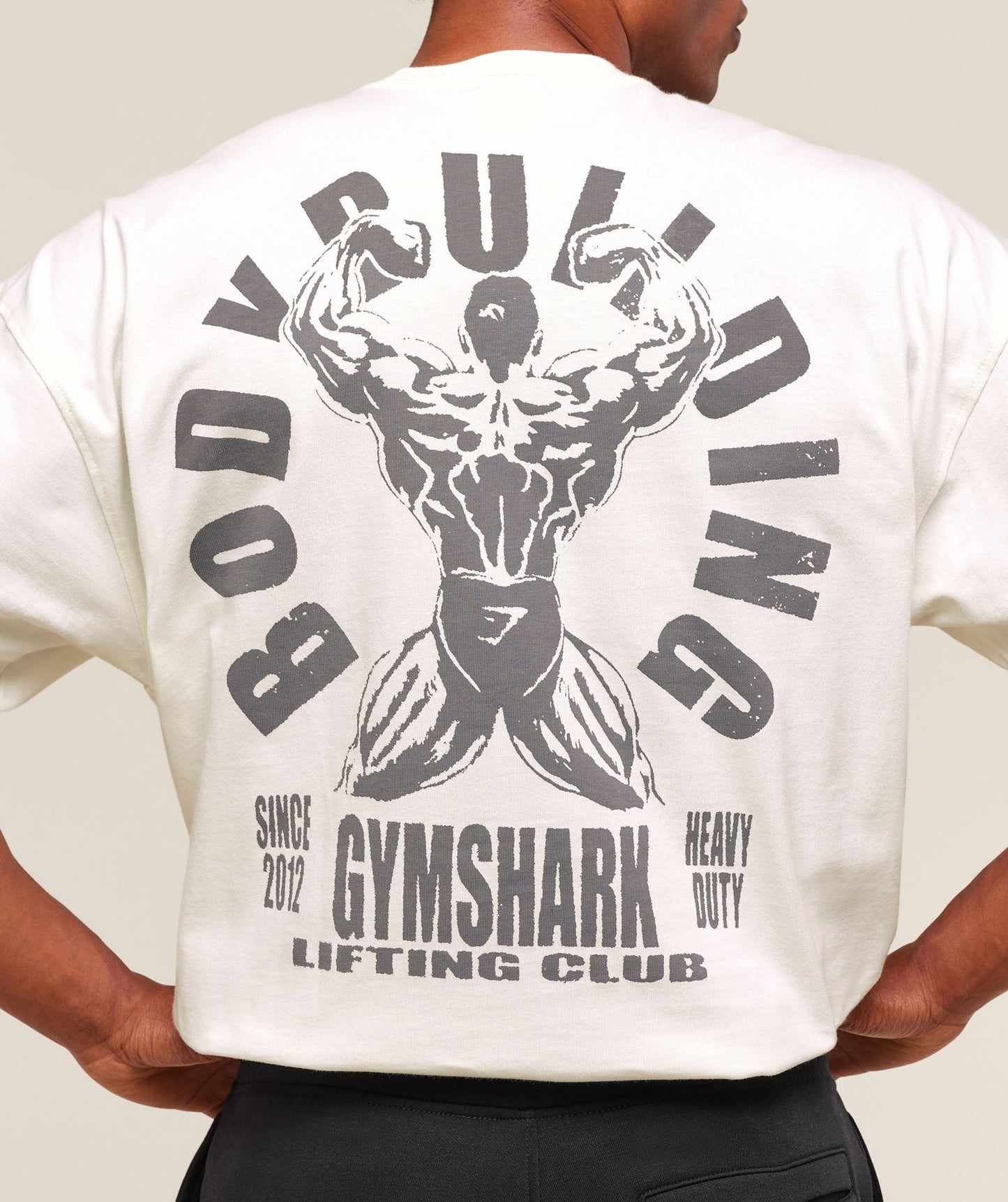 Gymshark Lifting Club Flex T-Shirt - Soft White