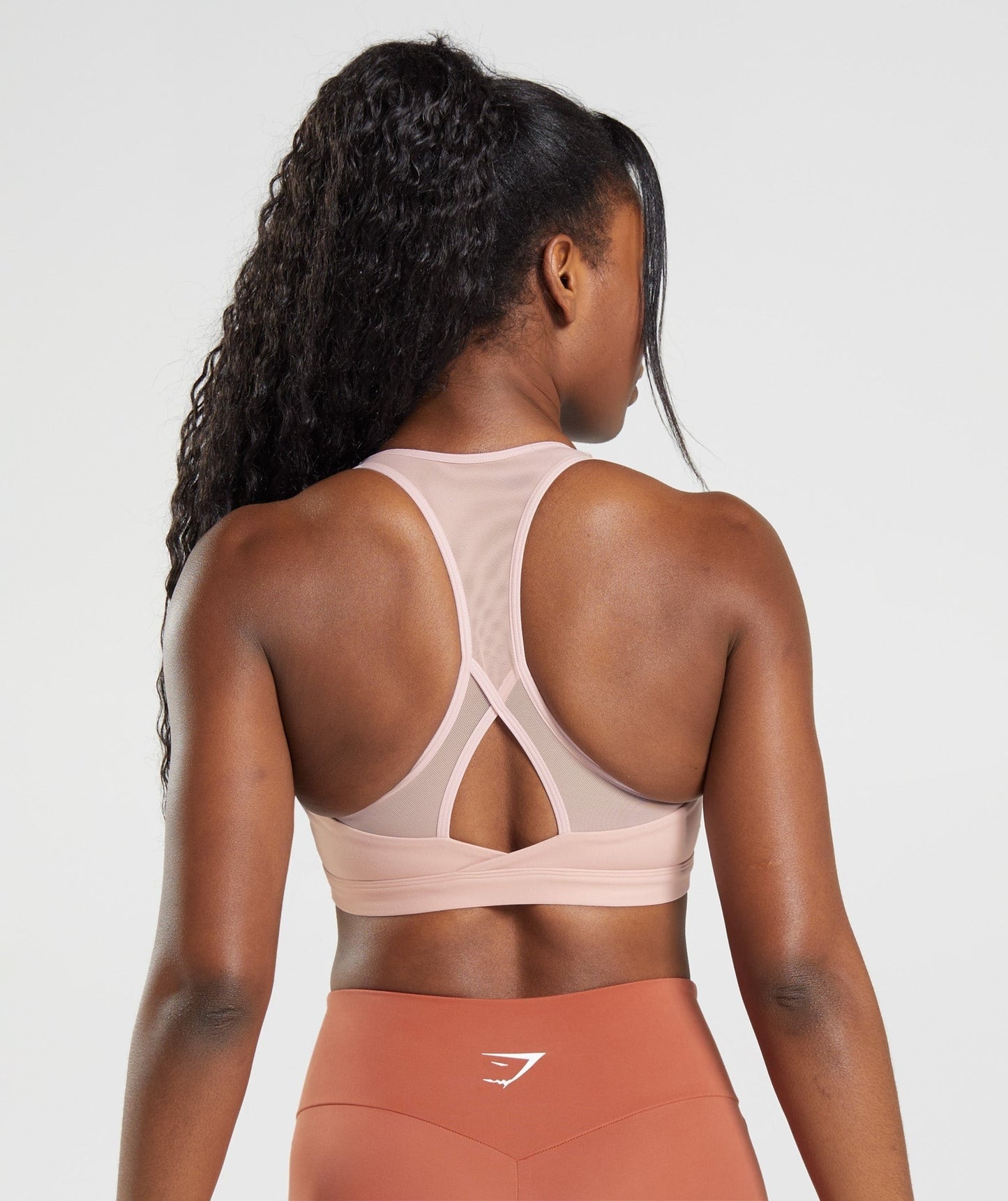 Gymshark Crossover Sports Bra - Scandi Pink