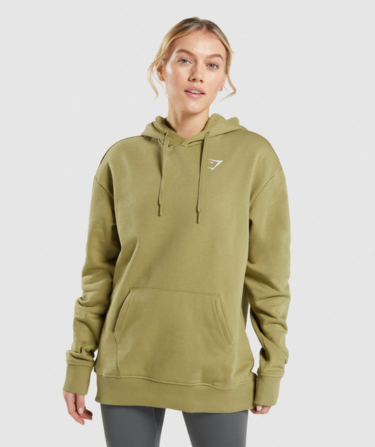 Gymshark Training Oversized Hoodie - Griffin Green