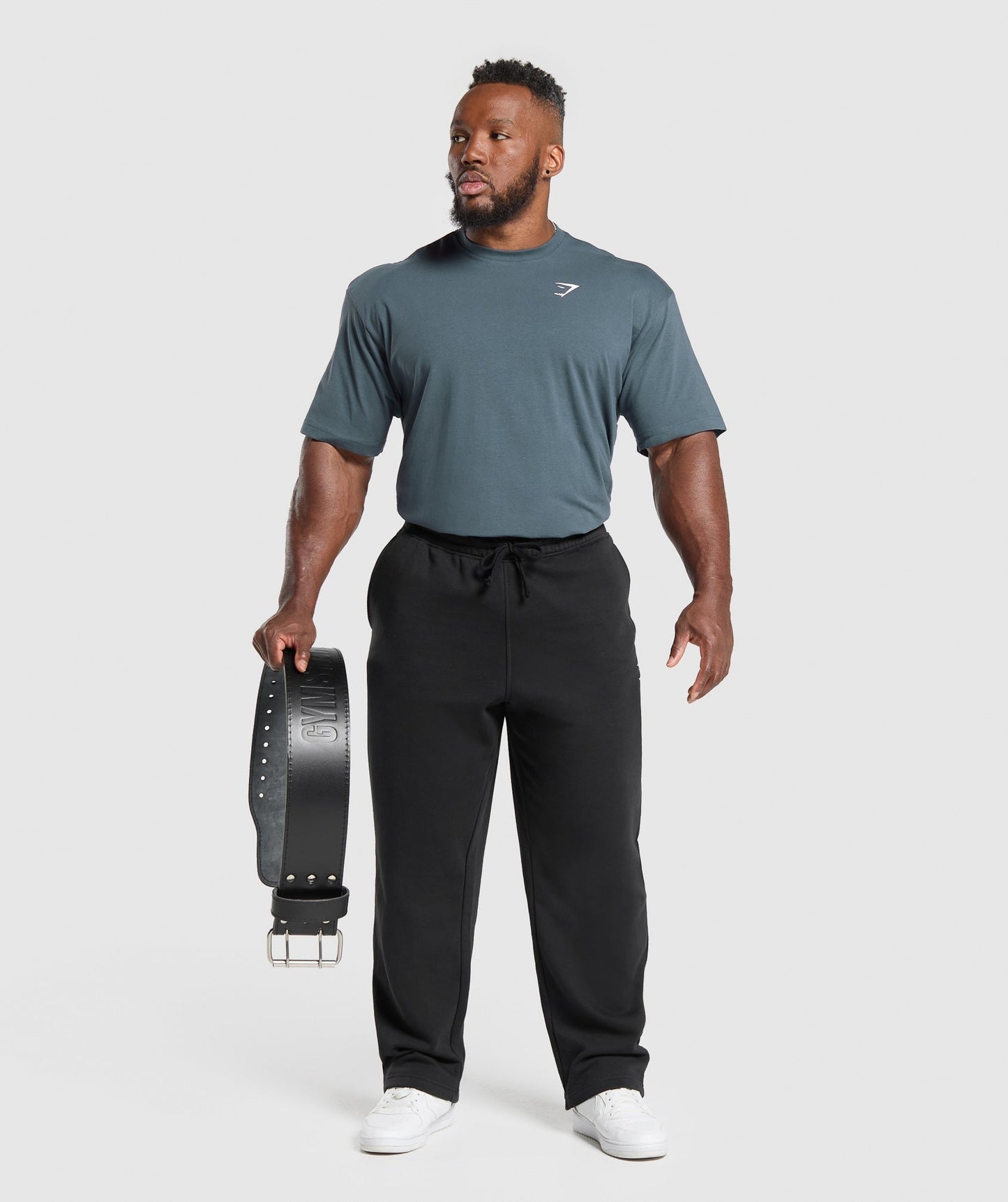 Gymshark Essential Oversized T-Shirt - Titanium Blue
