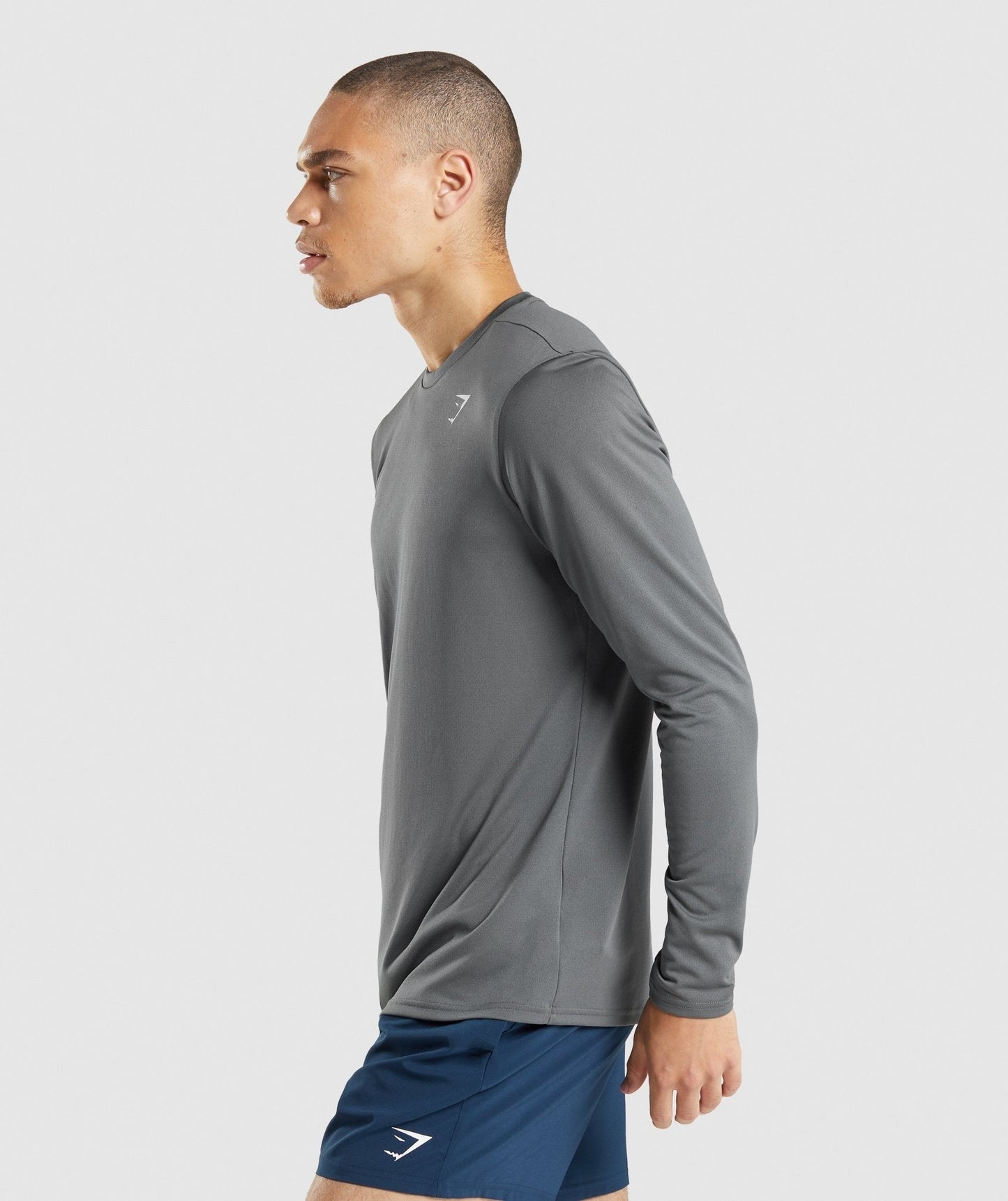 Gymshark Arrival Long Sleeve T-Shirt - Charcoal