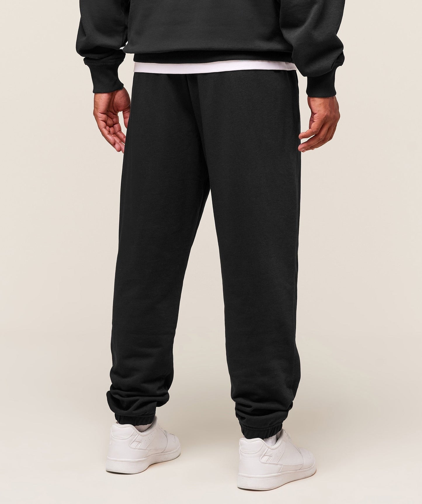 Gymshark Worn Graphic Joggers - Black