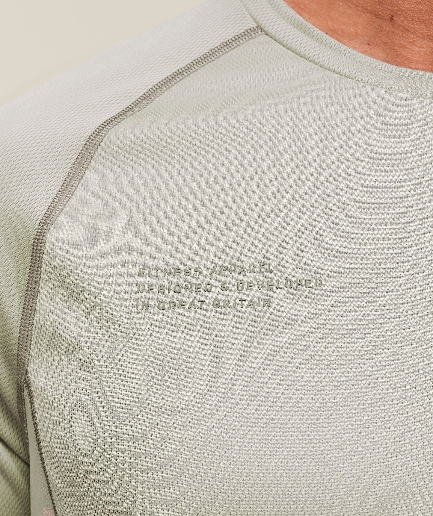 Gymshark Tactical T-Shirt - Chalk Green