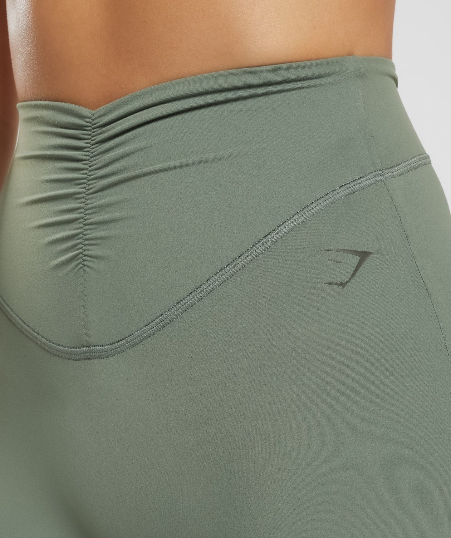 Gymshark Ruched Leggings - Dusk Green