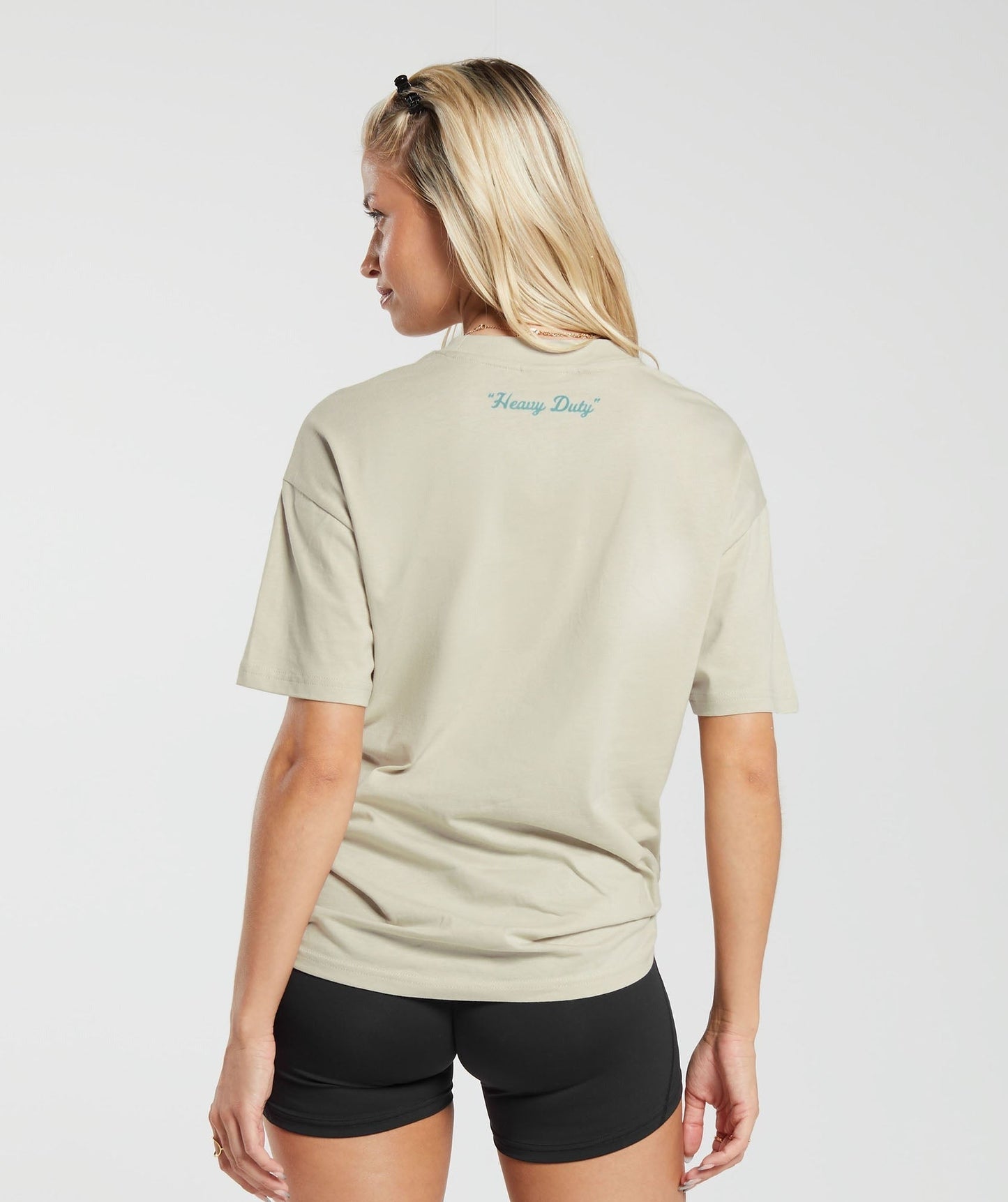 Gymshark Heavy Duty Oversized T-Shirt - Pebble Grey