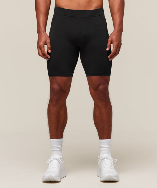Gymshark everywear Warp Knit Half Tight - Black