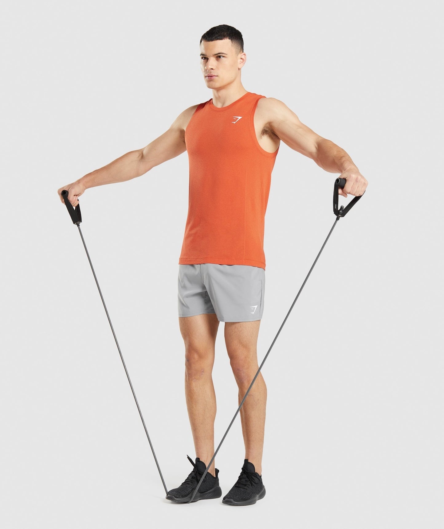 Gymshark Vital Light Tank - Papaya Orange Marl