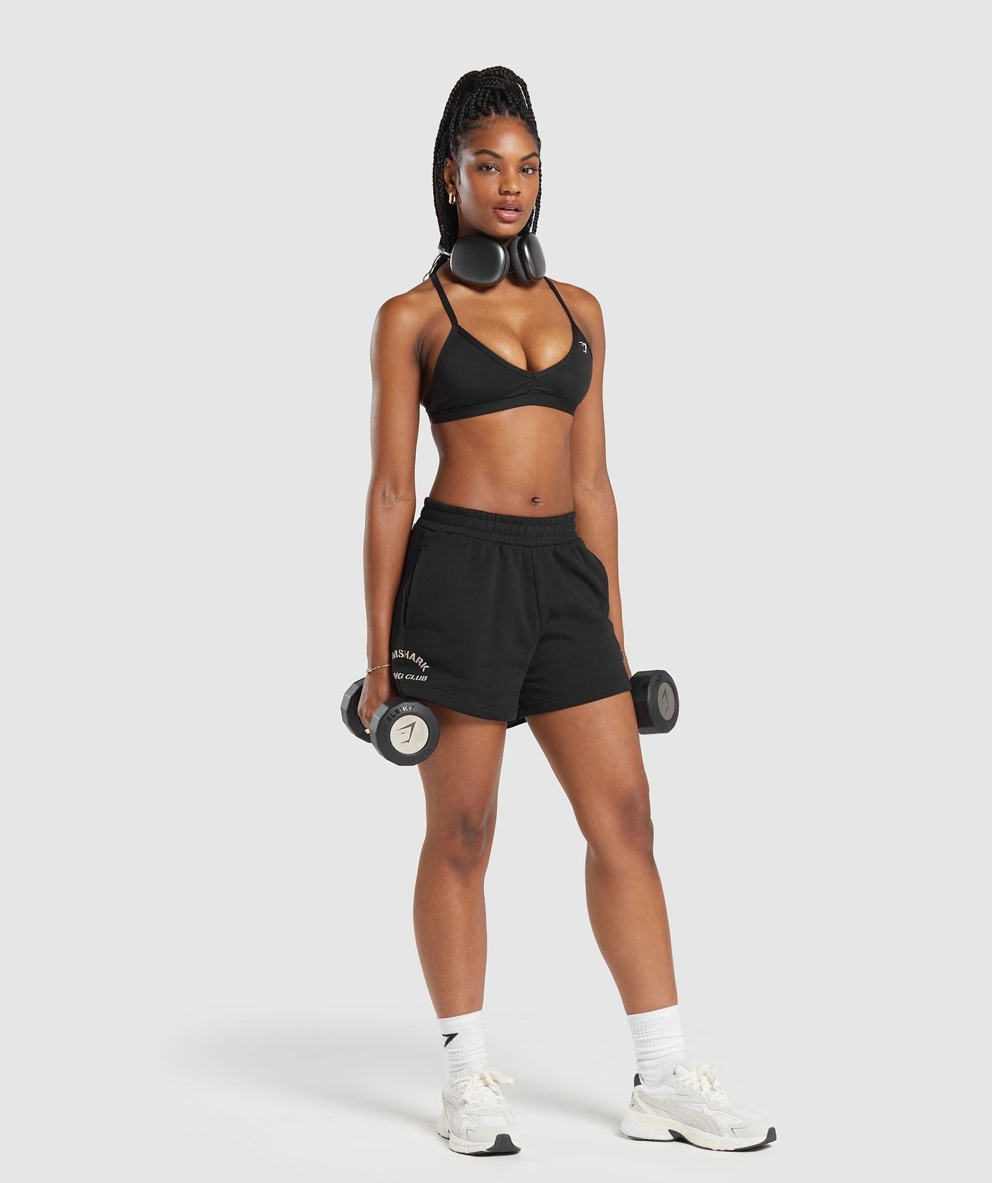 Gymshark Built Graphic Shorts - Black