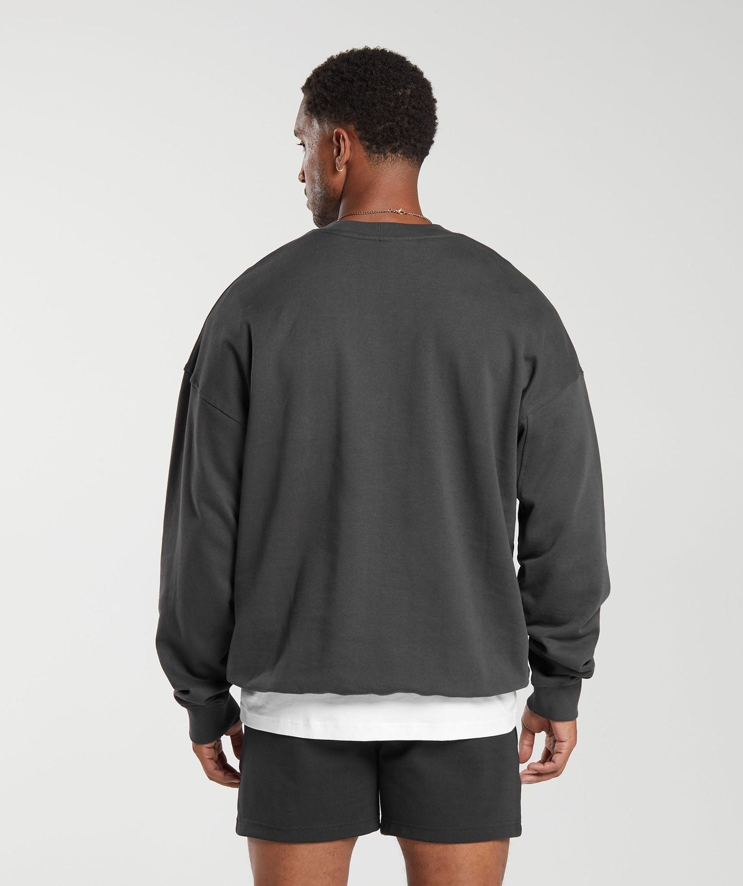 Gymshark Rest Day Essentials Crew - Onyx Grey
