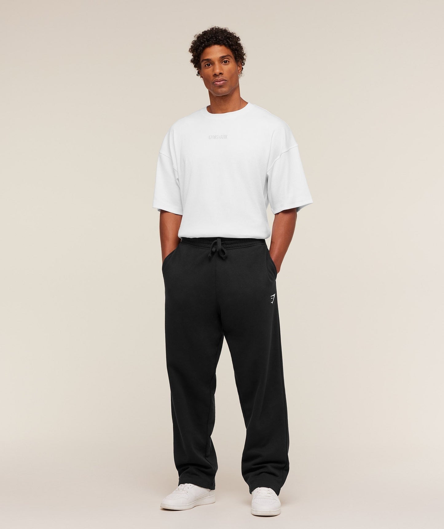 Gymshark Oversized Premium Ribbed T-Shirt - White
