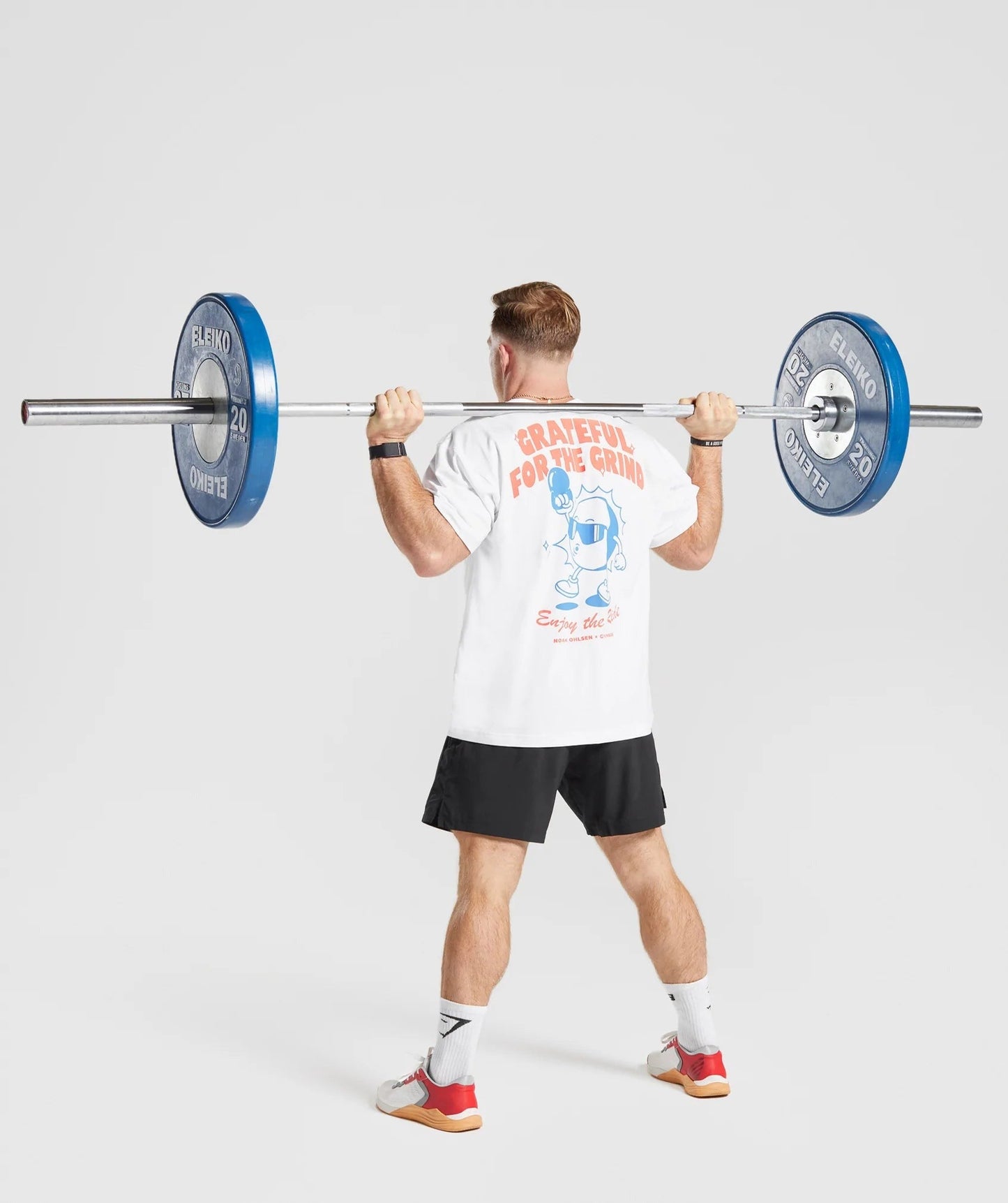 Gymshark Noah Ohlsen Oversized Sun T-Shirt - White