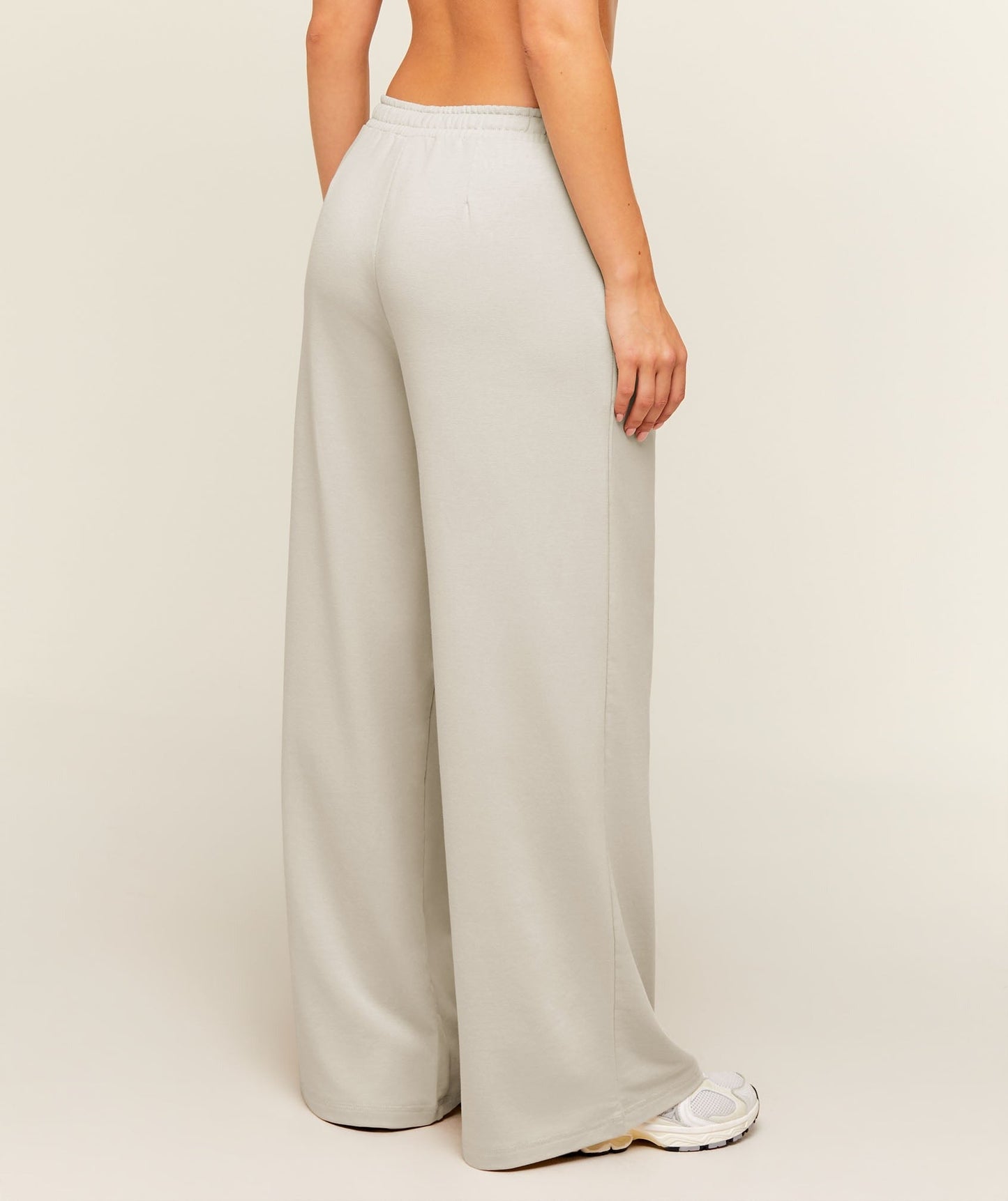 Gymshark Lightweight Wide Leg Pants Regular - Pebble Grey