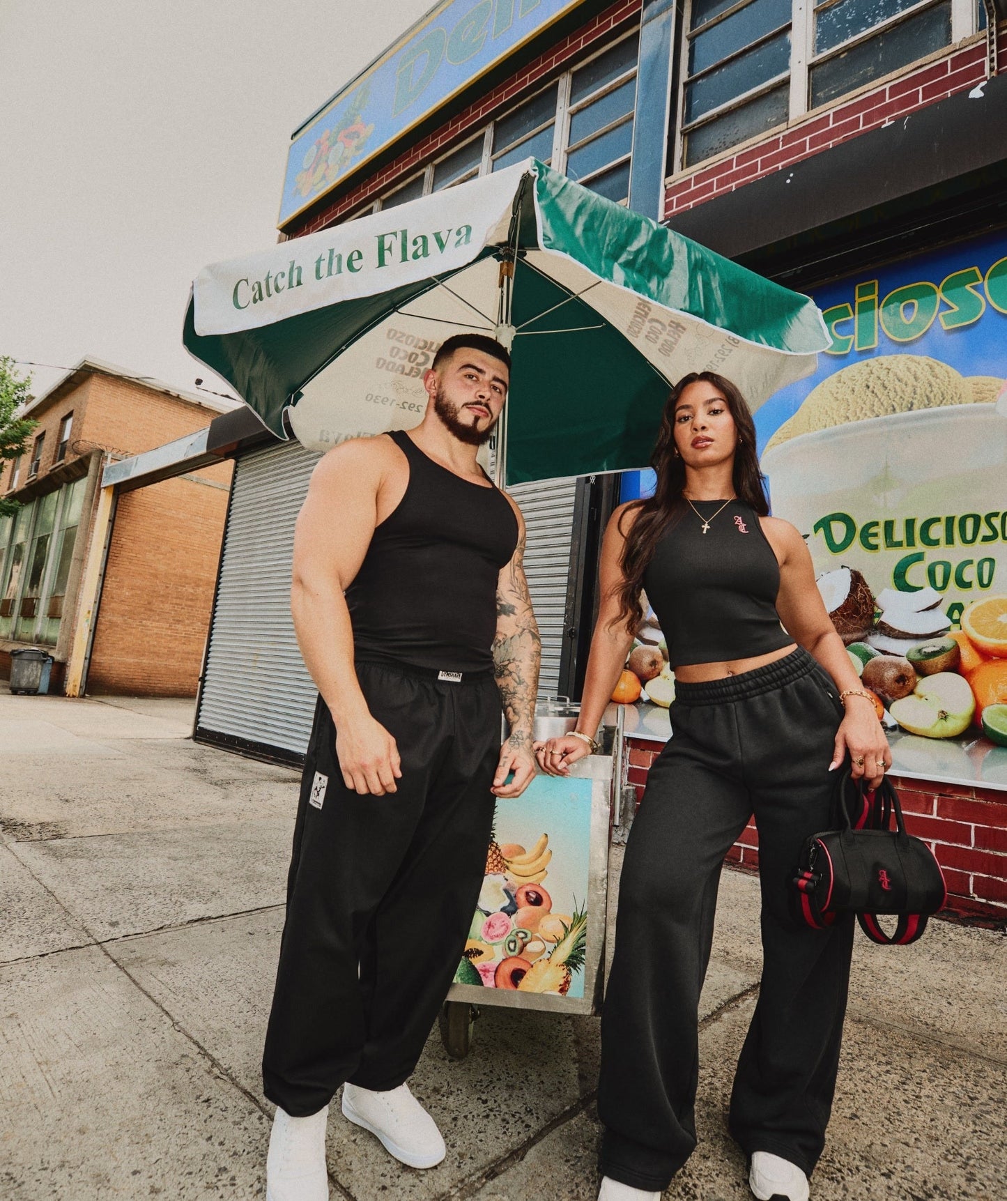Gymshark x Analis Tracksuit Pants - Black/Wash