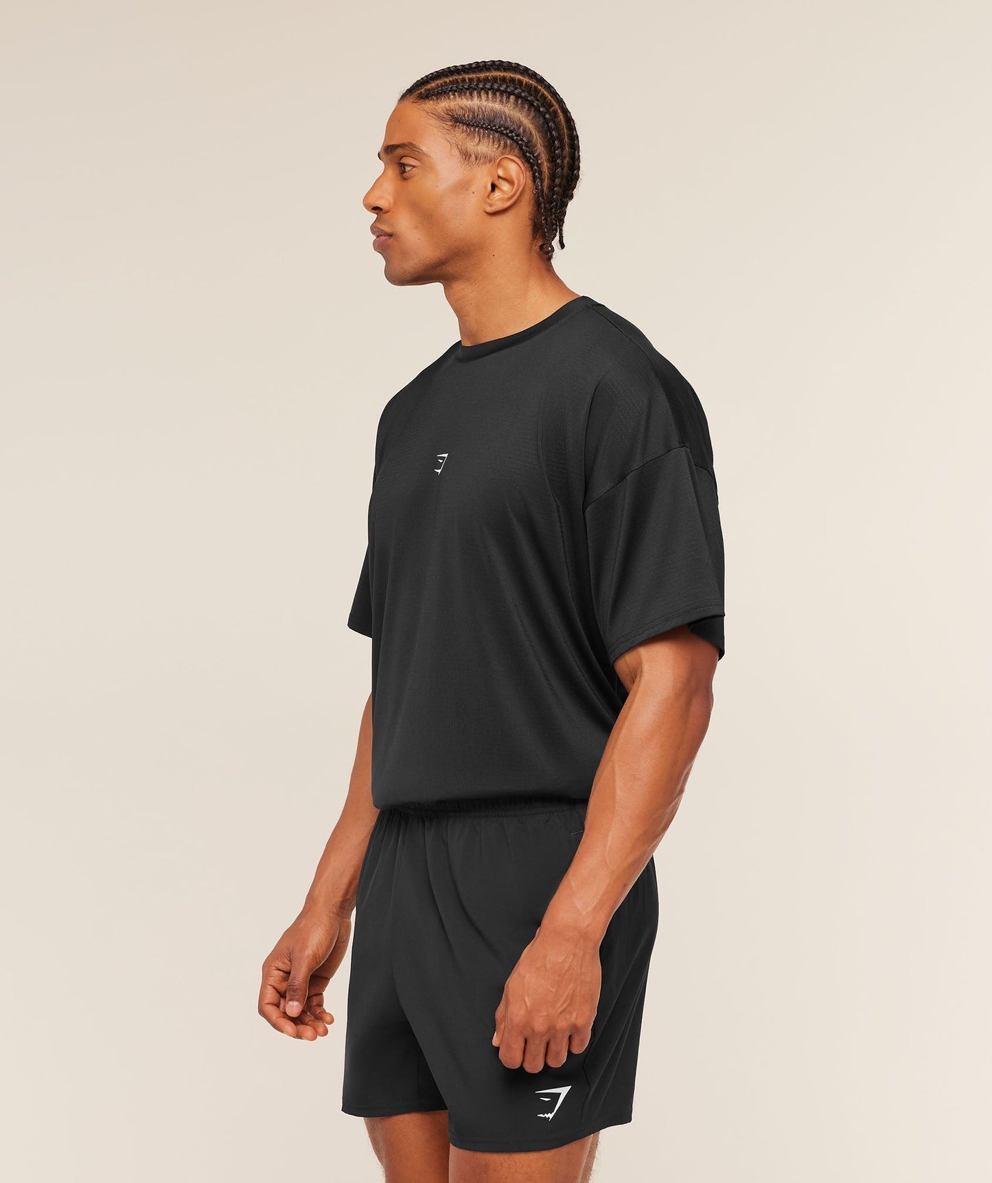 Gymshark GSRC Stencil Graphic T-Shirt - Black
