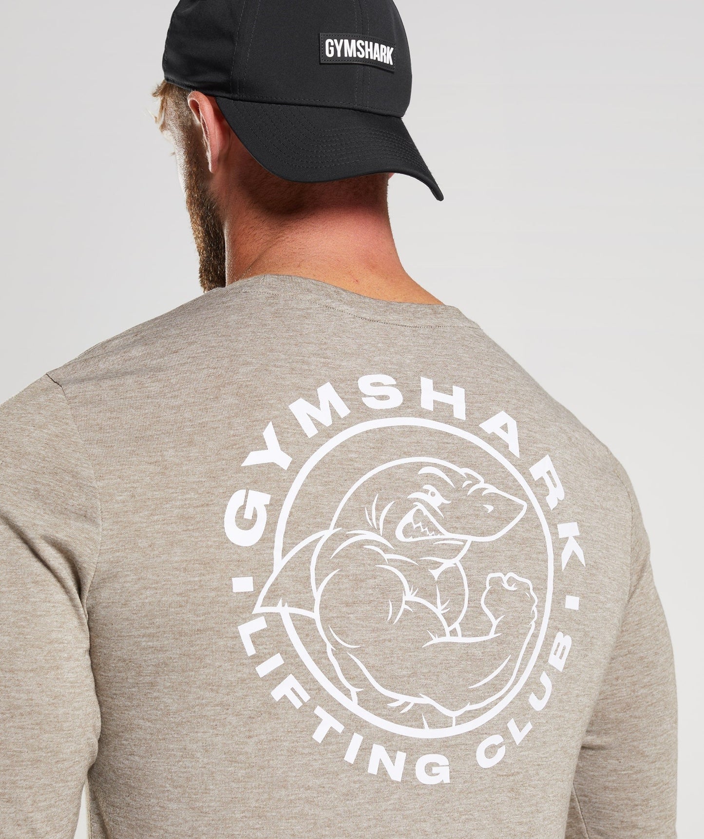 Gymshark Legacy Long Sleeve T-Shirt - Limestone Marl