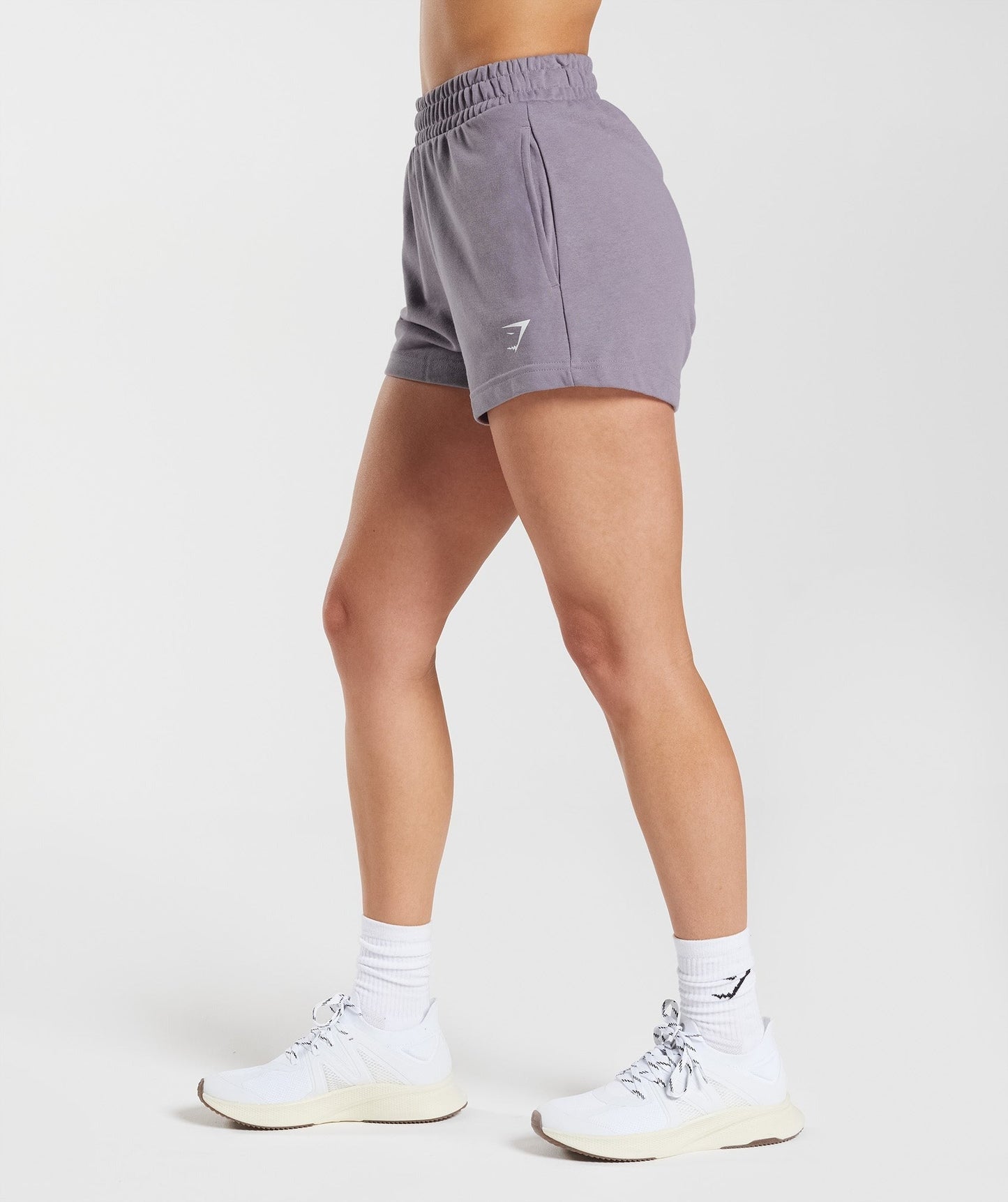 Gymshark Fraction Sweat Shorts - Slate Lavender