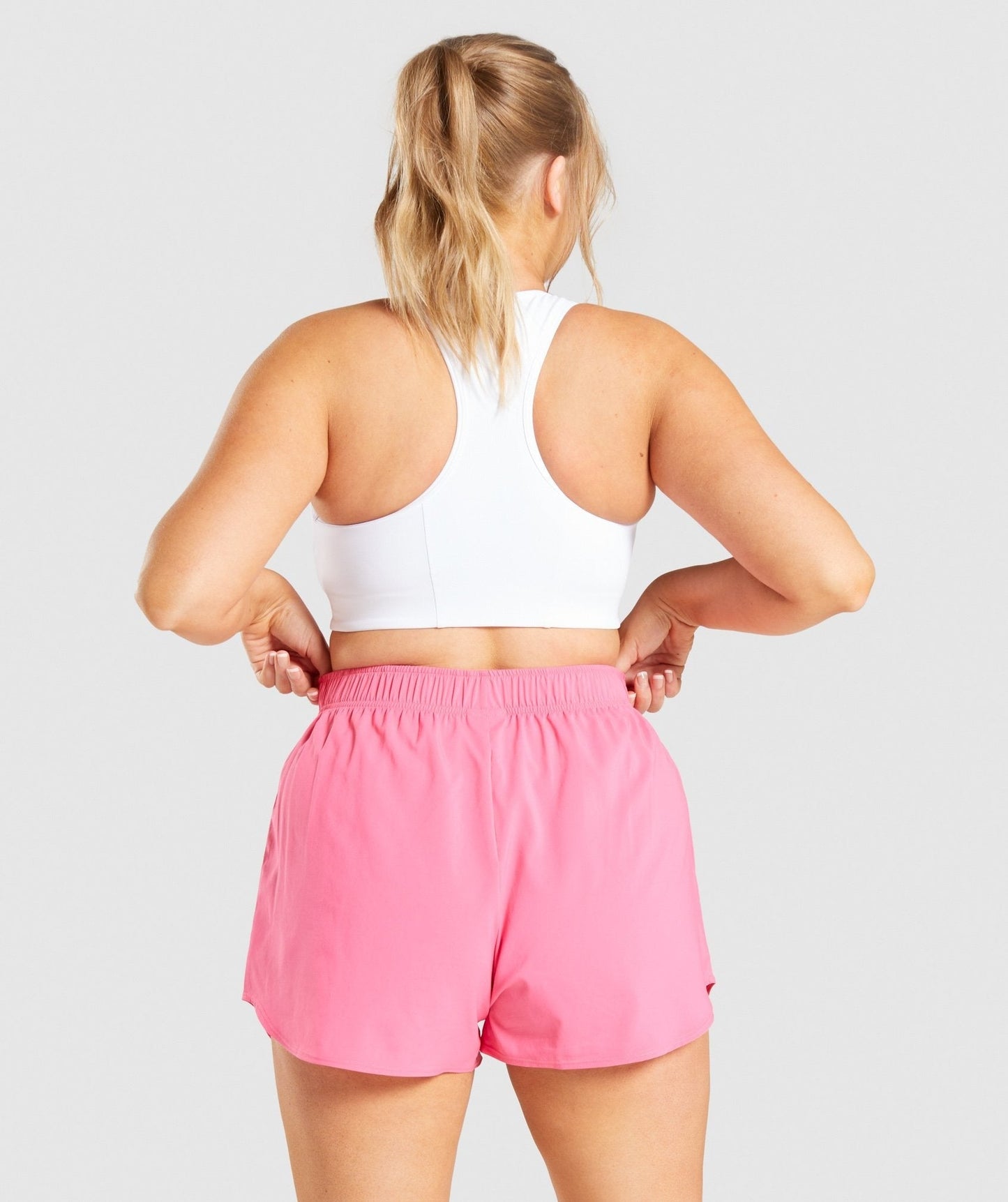 Gymshark Essential Racer Back Sports Bra - White