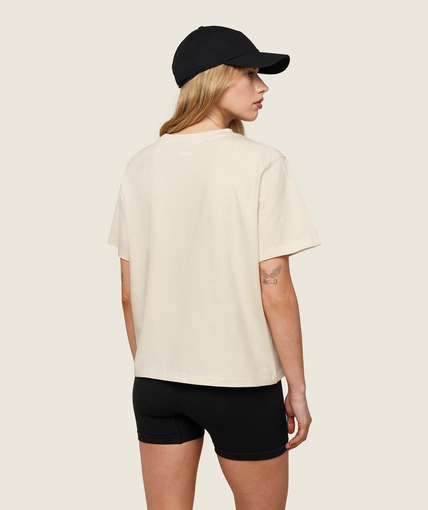 Gymshark Phys Ed Graphic T-Shirt - Ecru White