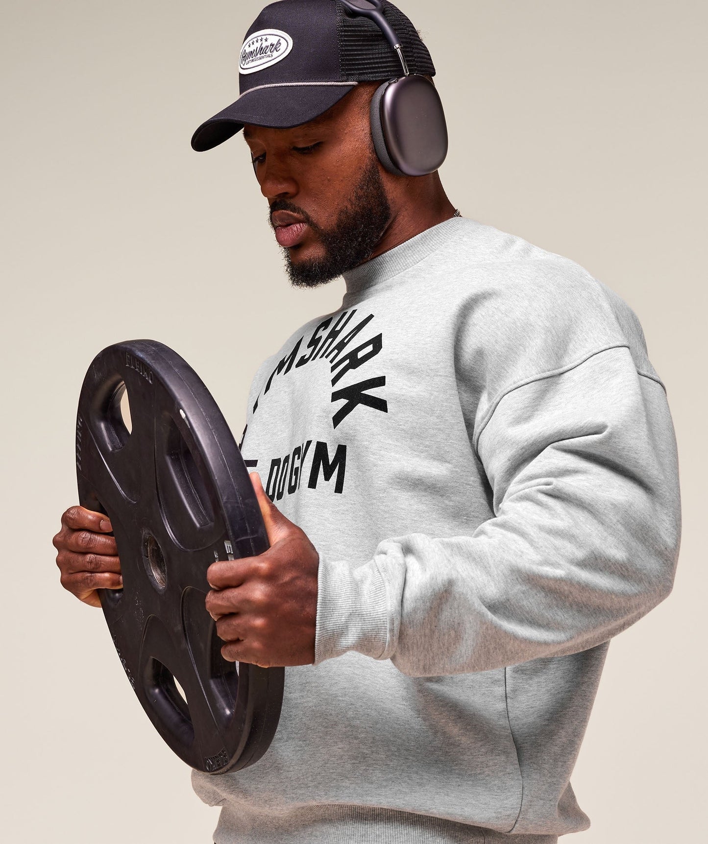 Gymshark We Do Gym Crew - Light Grey Core Marl