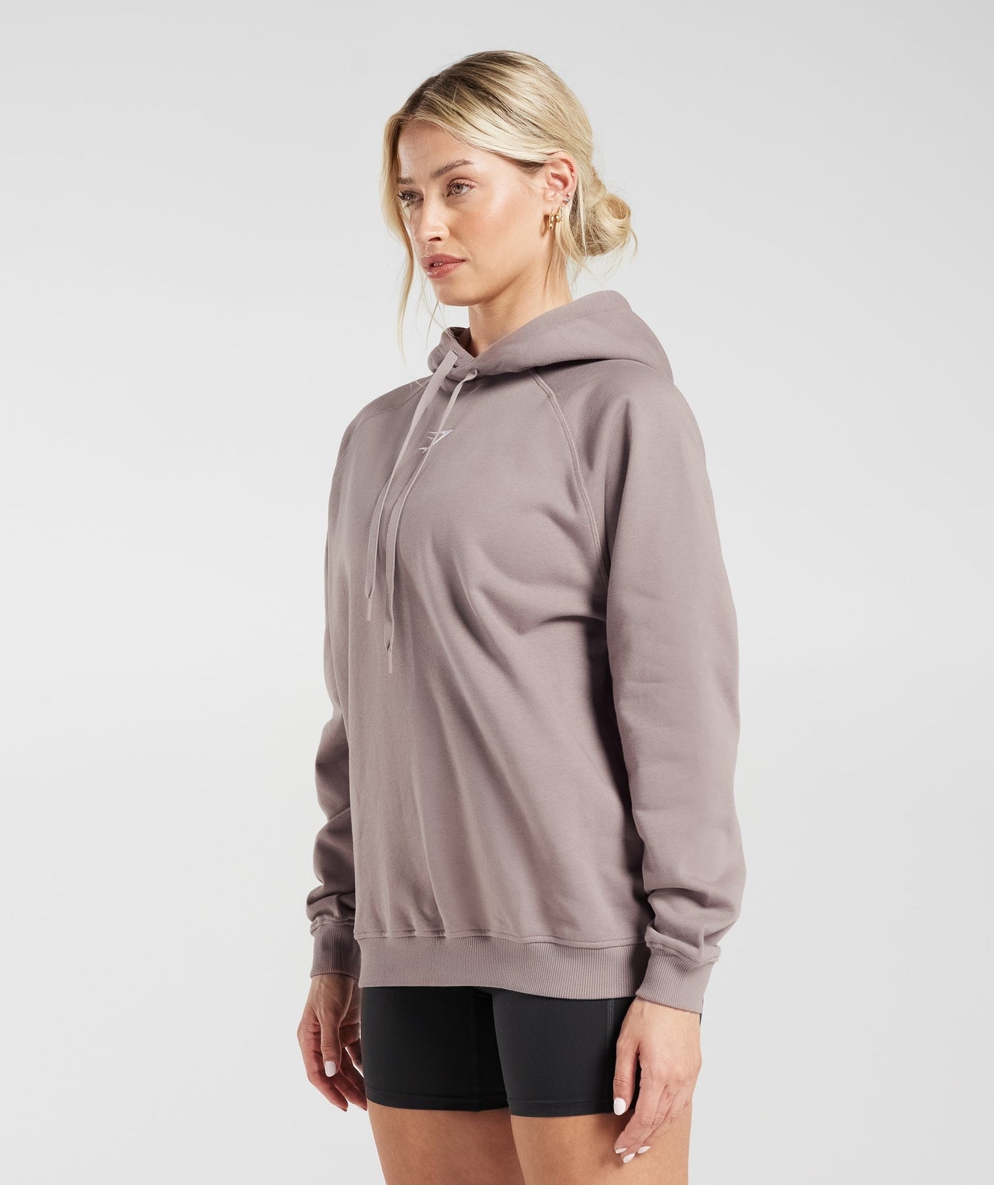 Gymshark Training Oversized Fleece Hoodie - Washed Mauve