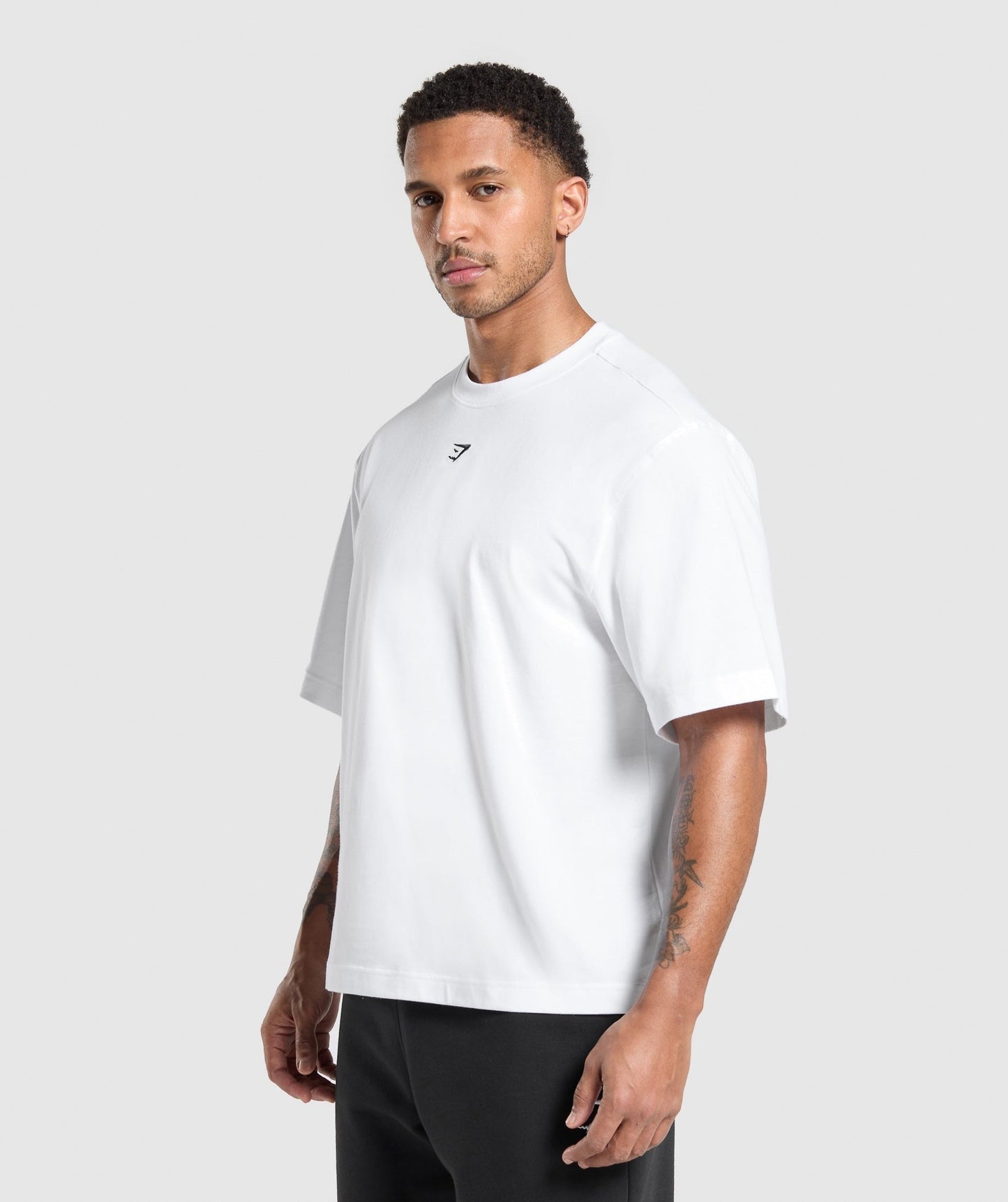 Gymshark Rest Day Essentials Boxy T-Shirt - White