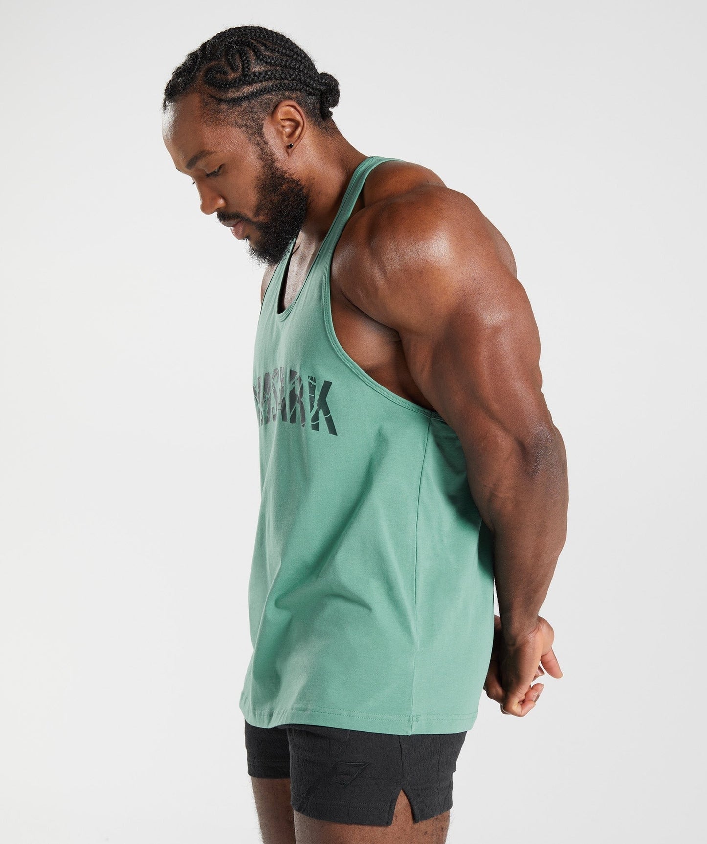 Gymshark Power Stringer - Alpine Green