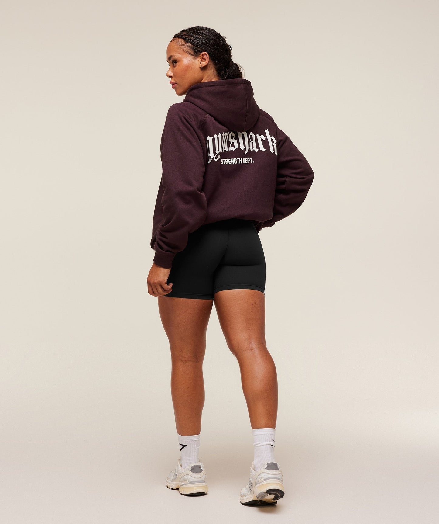 Gymshark Strength Department Oversized Hoodie - Cherry Purple