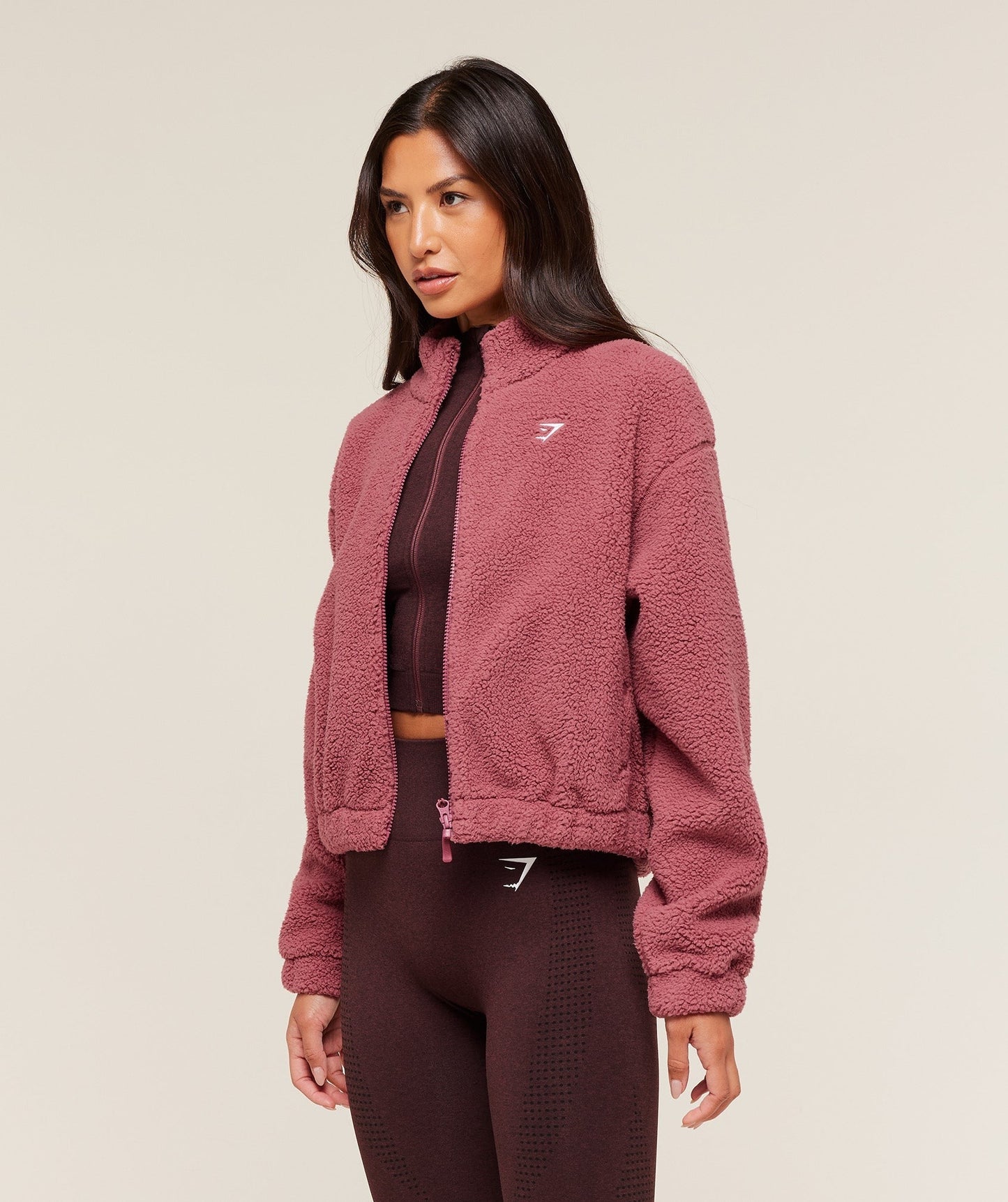 Gymshark Sherpa Jacket - Reset Pink