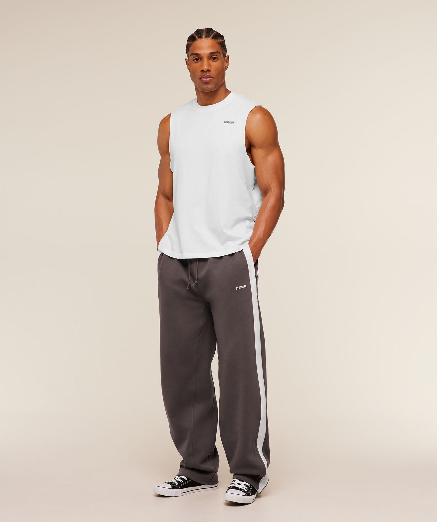Gymshark x CBUM Straight Leg Jogger - Greyed Purple