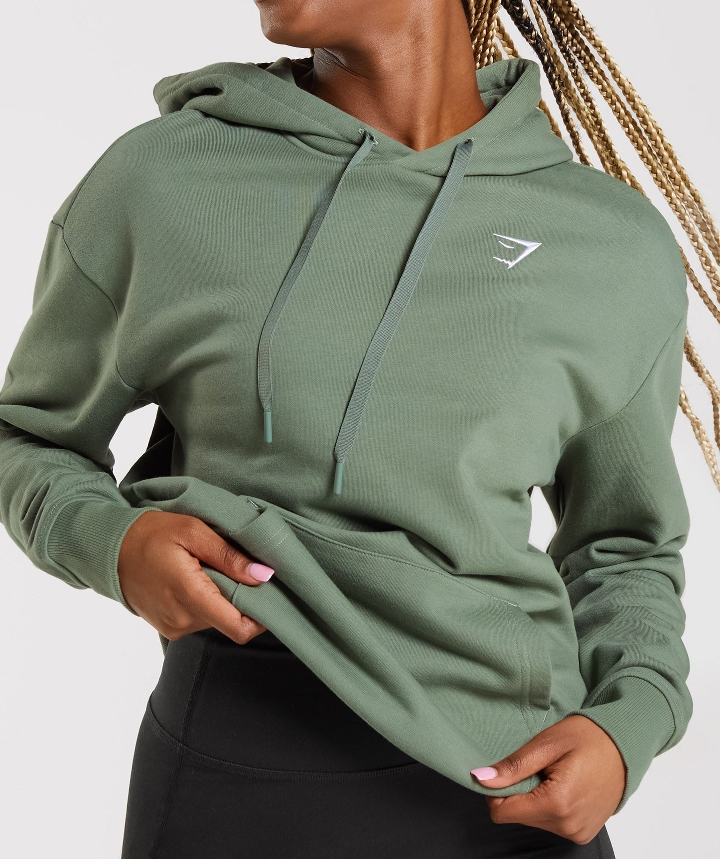 Gymshark Training Oversized Hoodie - Willow Green
