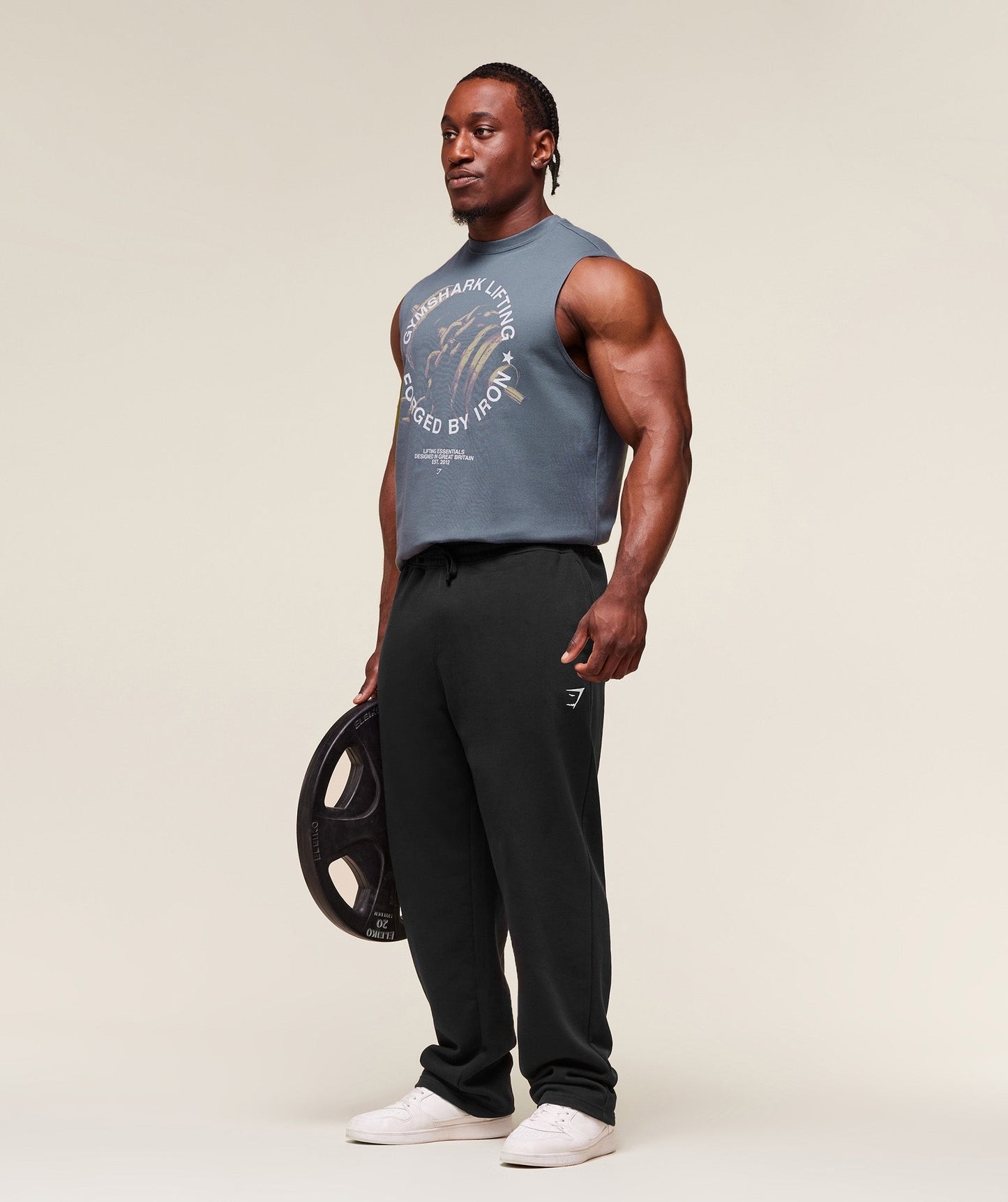 Gymshark Forged By Iron Tank - Iron Blue