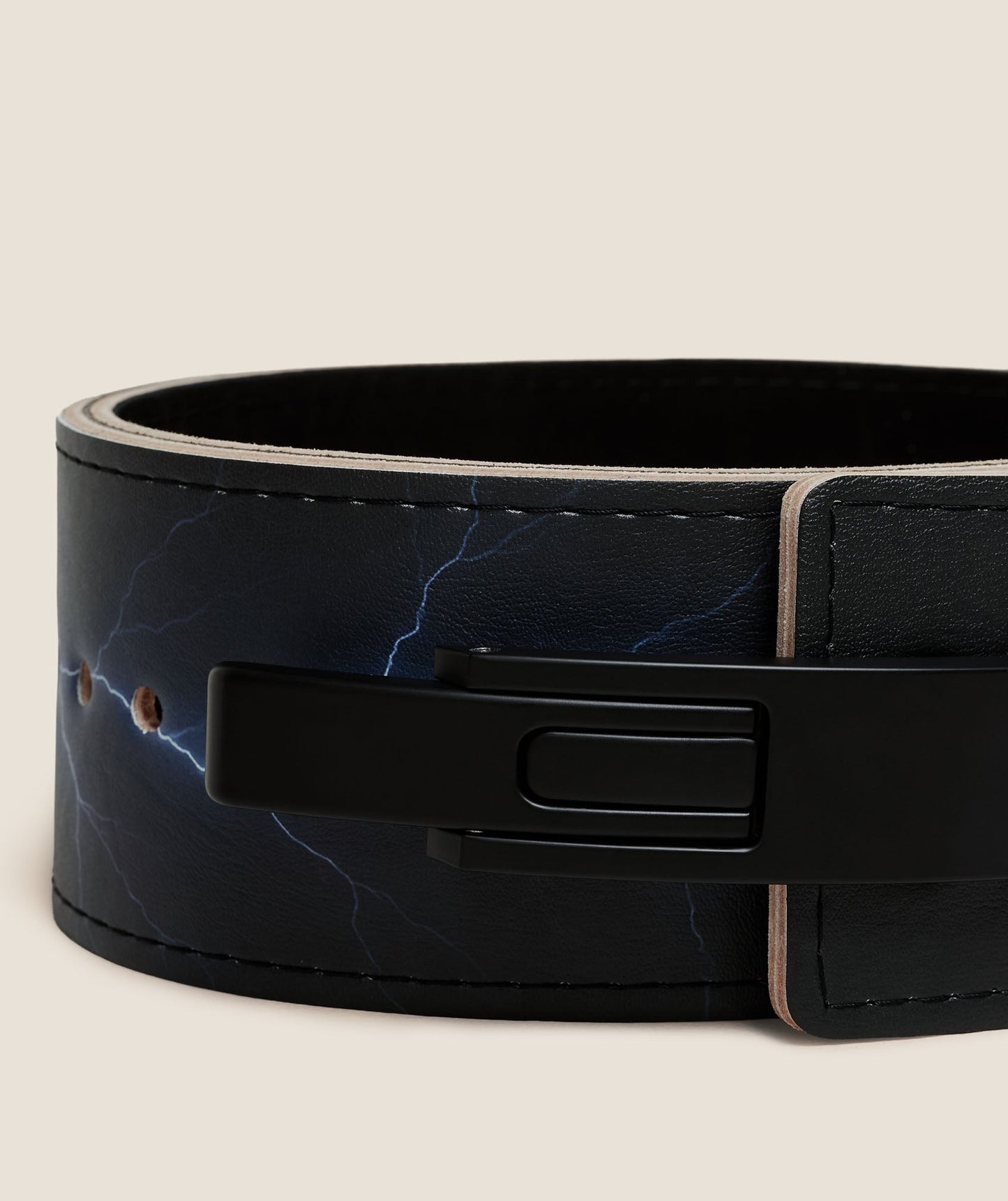 Gymshark Lightning Graphic Lever Belt - GS Black