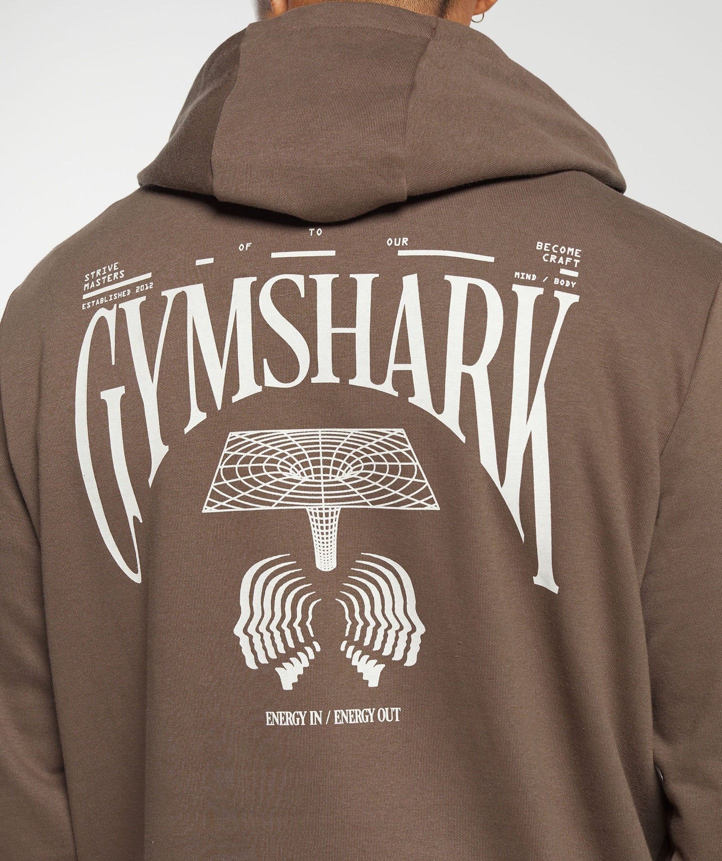 Gymshark Hybrid Wellness Hoodie - Penny Brown