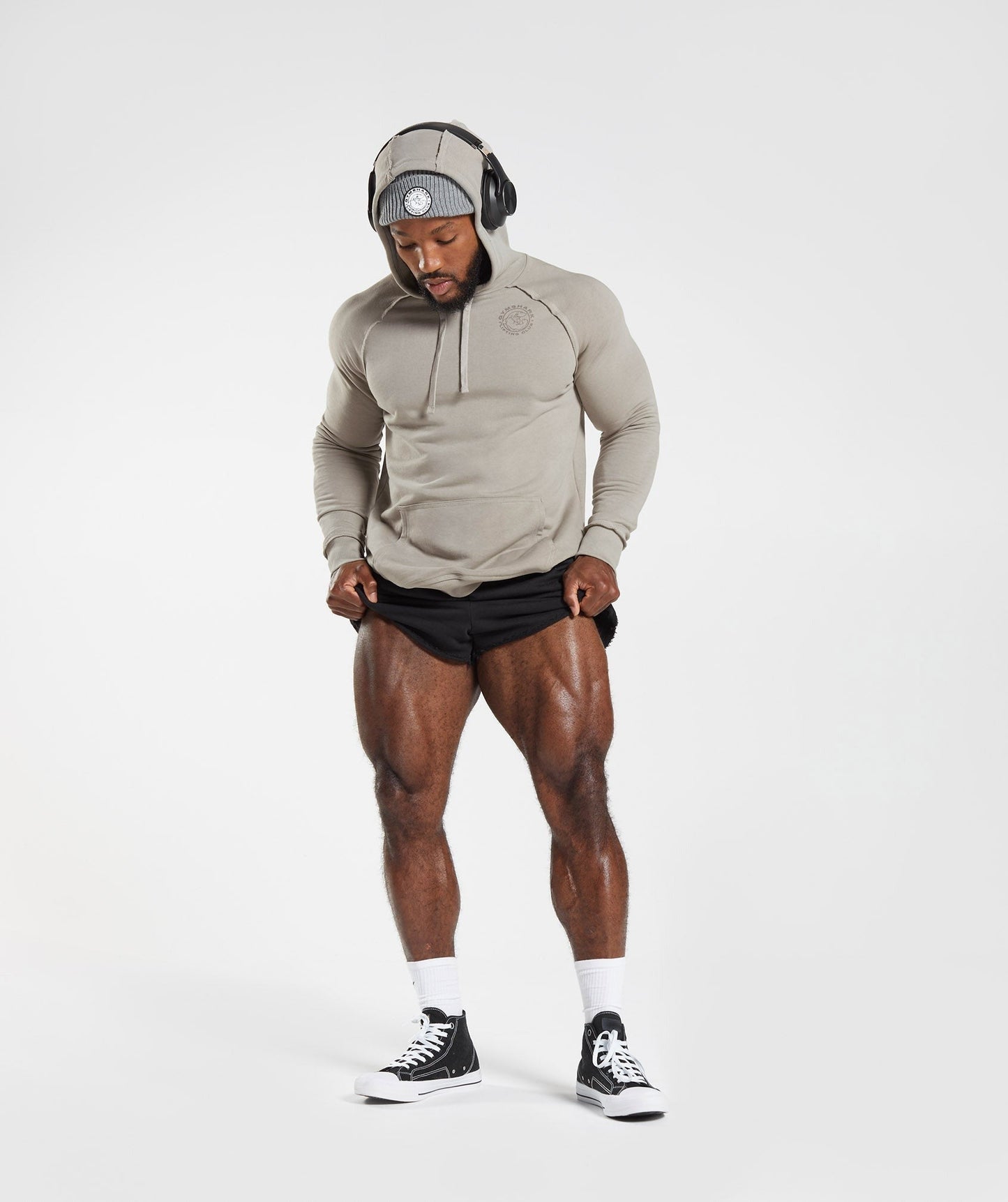 Gymshark Legacy Hoodie - Ecru Brown