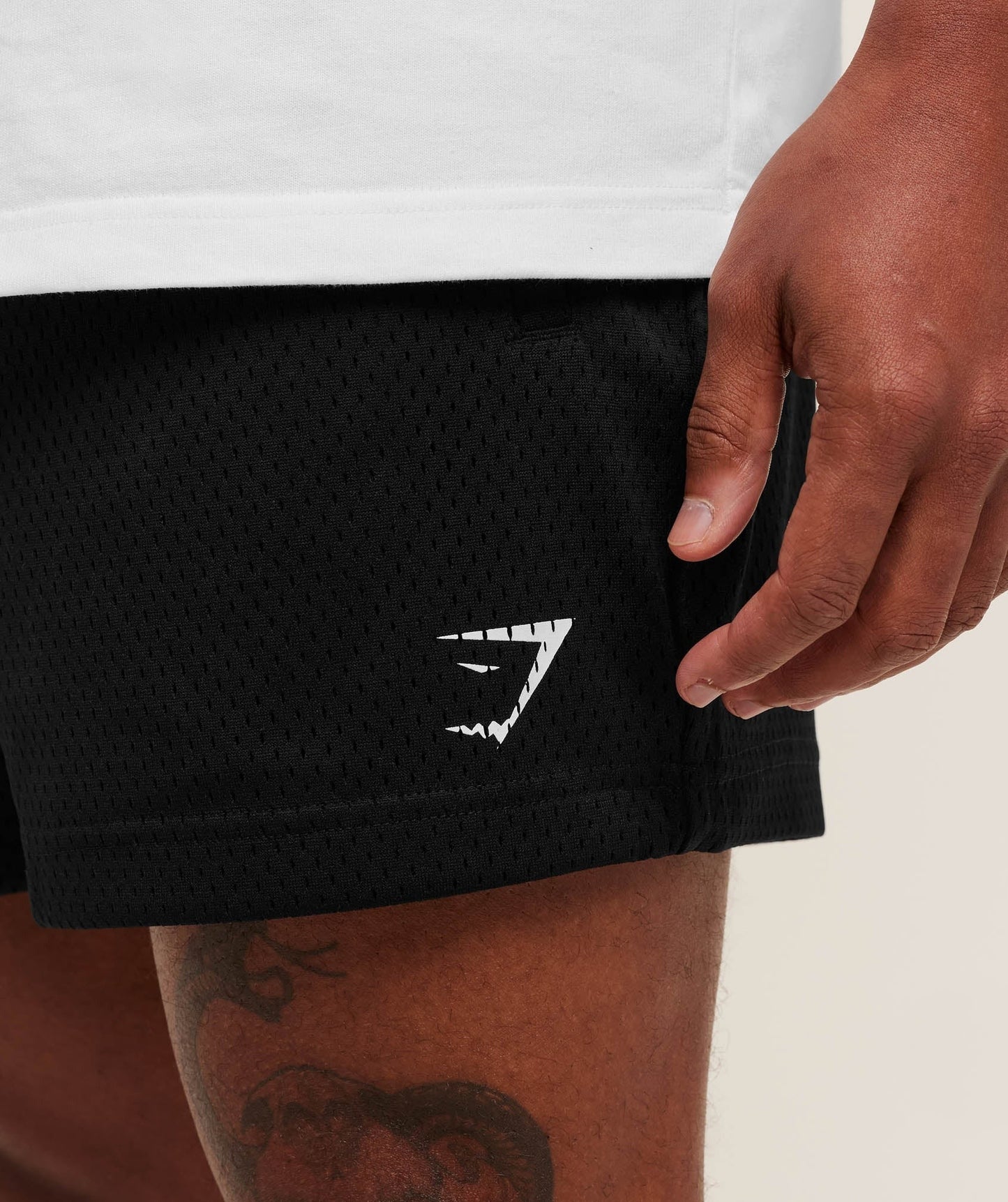 Gymshark Lifting Mesh 7" Shorts - Black