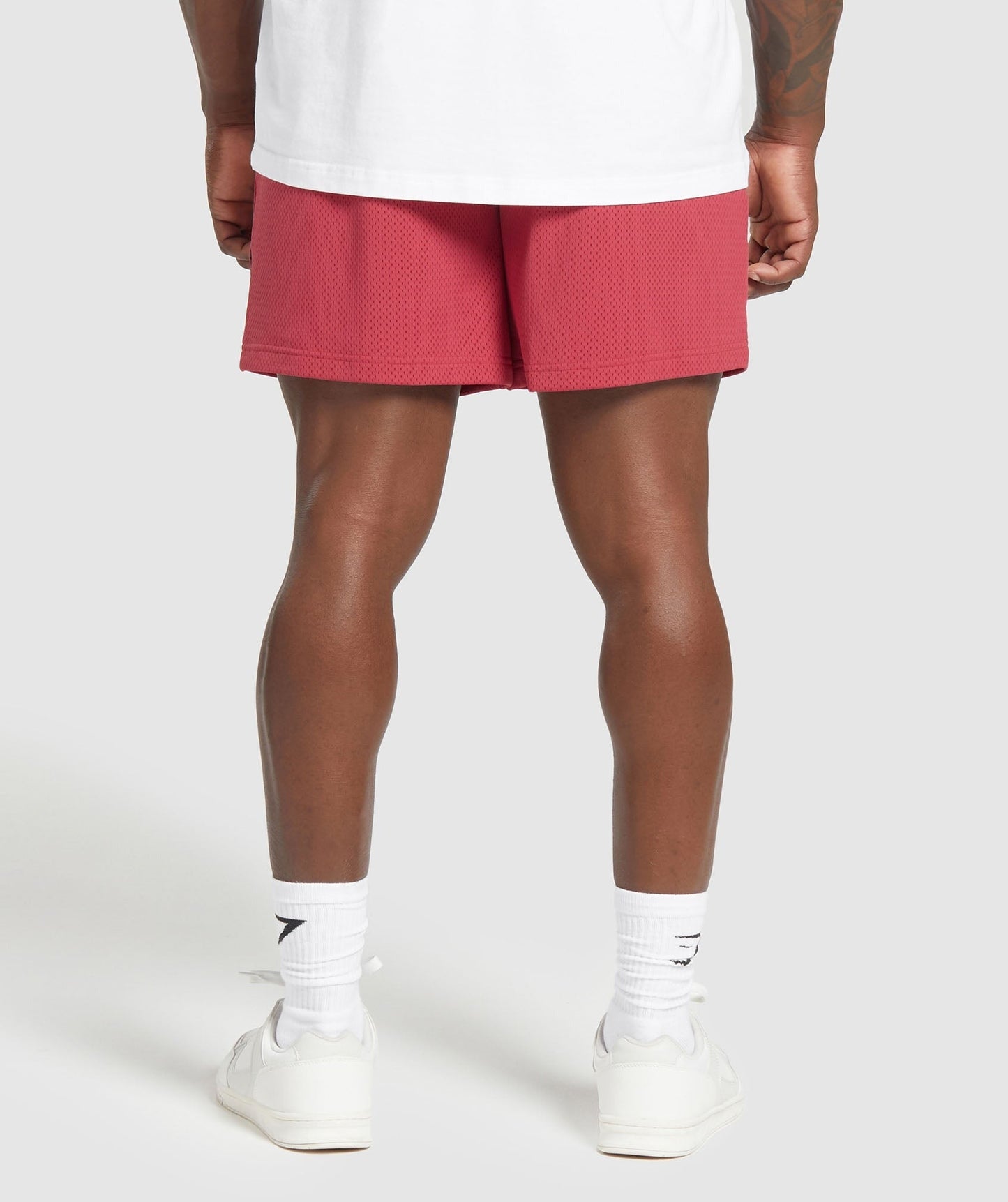 Gymshark Lifting Mesh 7" Shorts - Vintage Pink
