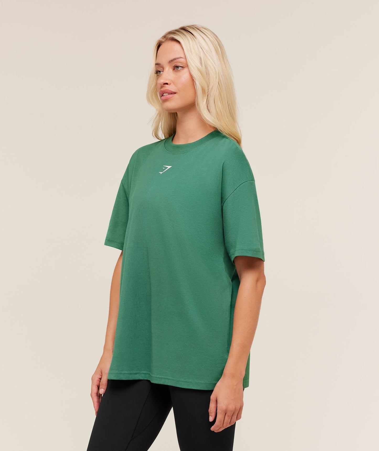 Gymshark Trace Graphic Oversized T-Shirt - Lift Green