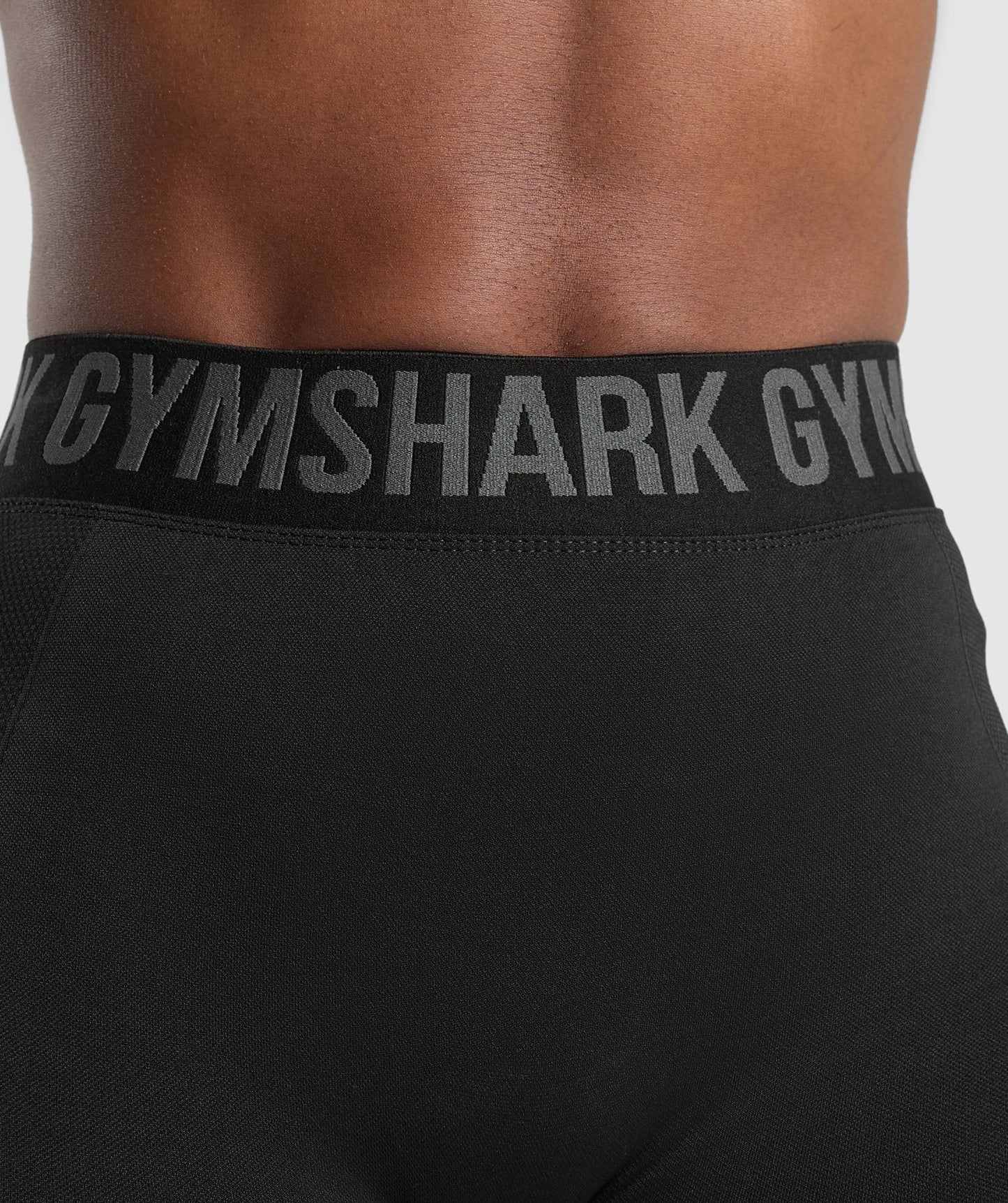 Gymshark Flex Shorts - Black/Charcoal Grey