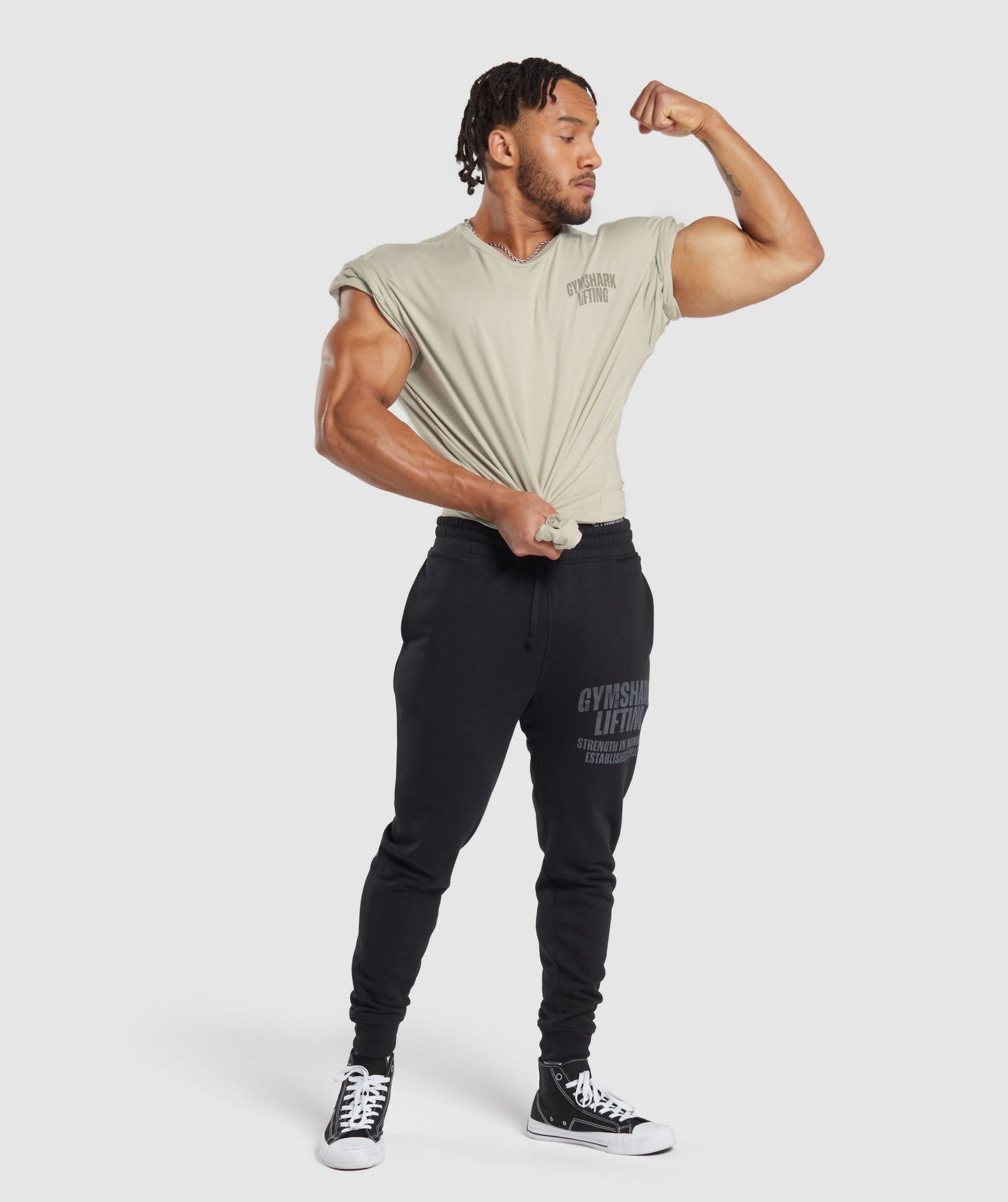 Gymshark Lifting T-Shirt - Pebble Grey