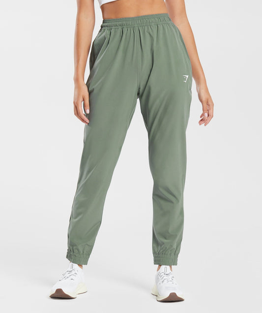 Gymshark Training Woven Joggers - Dusk Green